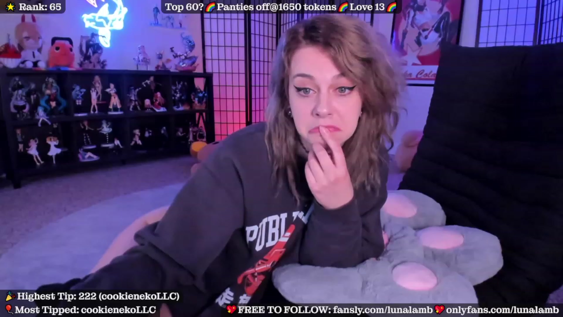 Gallery image thumbnail from LunaLamb's myfreecams stream on, 09/19/2023, 07:12 image 5 of 20