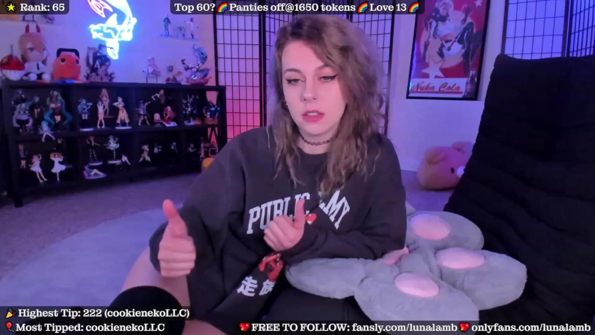 Gallery image thumbnail from LunaLamb's myfreecams stream on, 09/19/2023, 07:12 image 6 of 20
