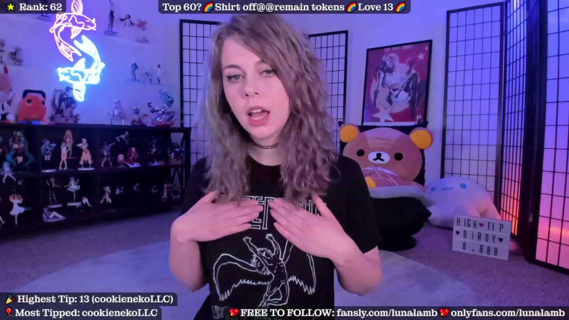 Gallery image thumbnail from LunaLamb's myfreecams stream on, 09/24/2023, 04:22 image 2 of 20