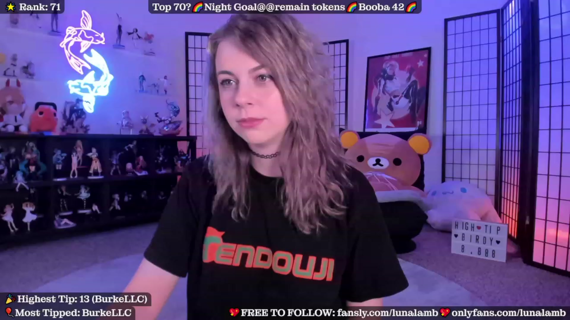 Gallery image thumbnail from LunaLamb's myfreecams stream on, 09/26/2023, 03:08 image 1 of 20