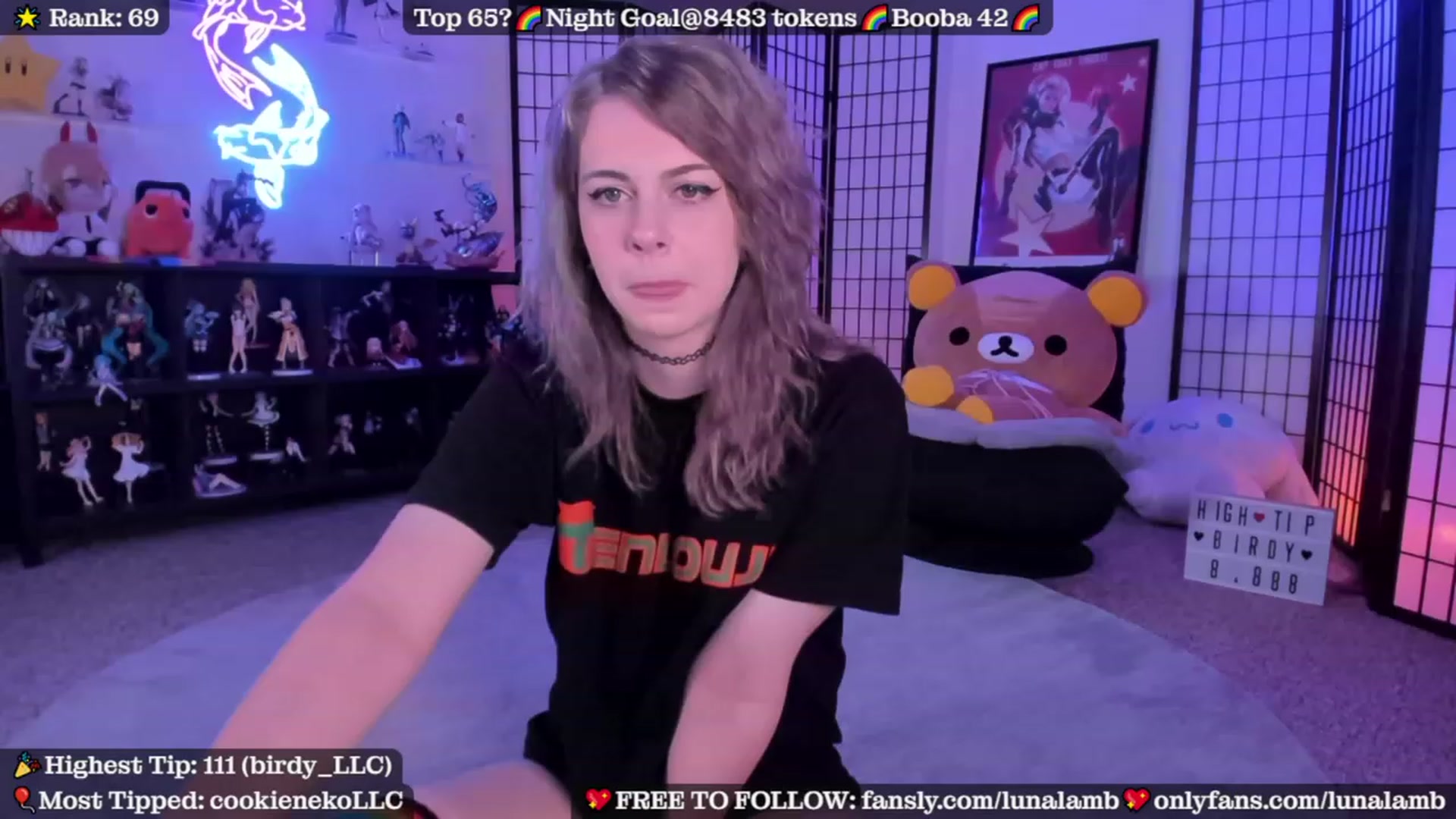 Gallery image thumbnail from LunaLamb's myfreecams stream on, 09/26/2023, 03:25 image 12 of 20