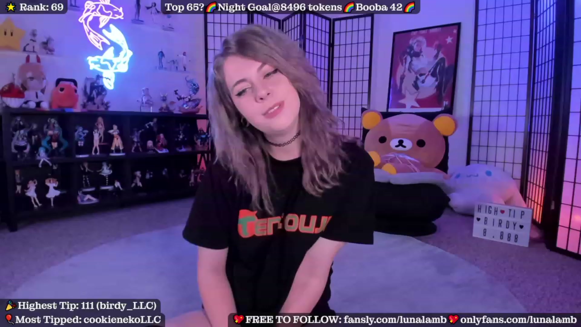 Gallery image thumbnail from LunaLamb's myfreecams stream on, 09/26/2023, 03:25 image 10 of 20