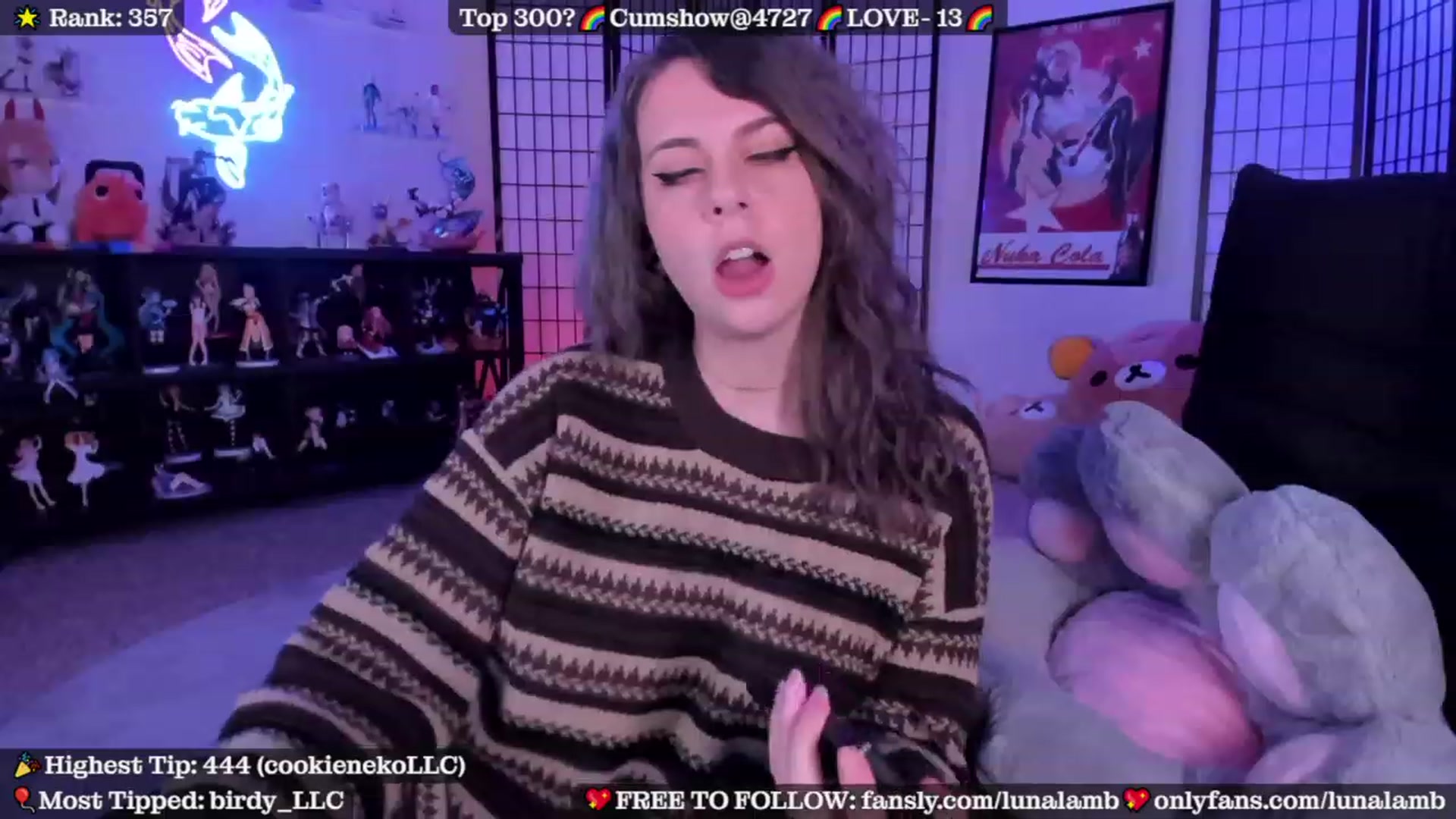 Gallery image thumbnail from LunaLamb's myfreecams stream on, 10/04/2023, 05:19 image 19 of 20