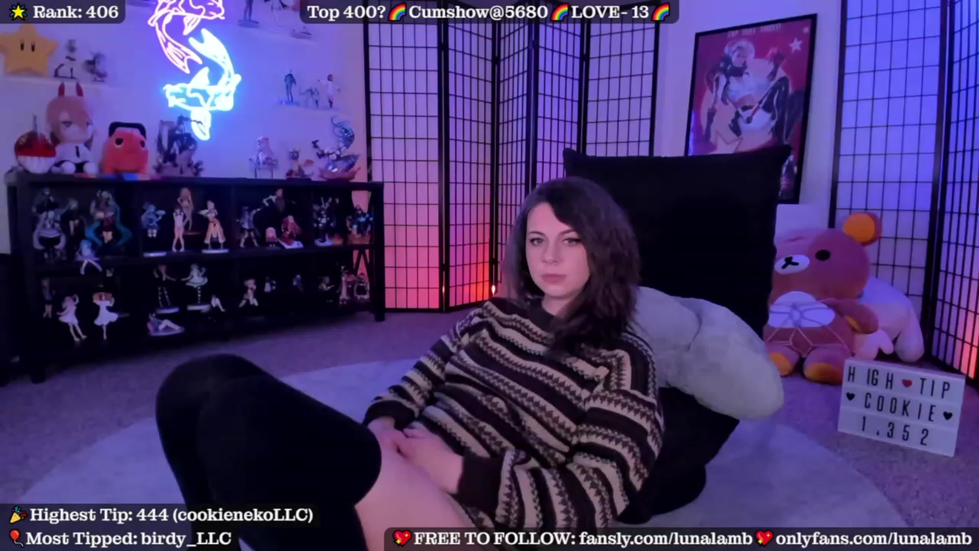 Gallery image thumbnail from LunaLamb's myfreecams stream on, 10/04/2023, 05:19 image 14 of 20