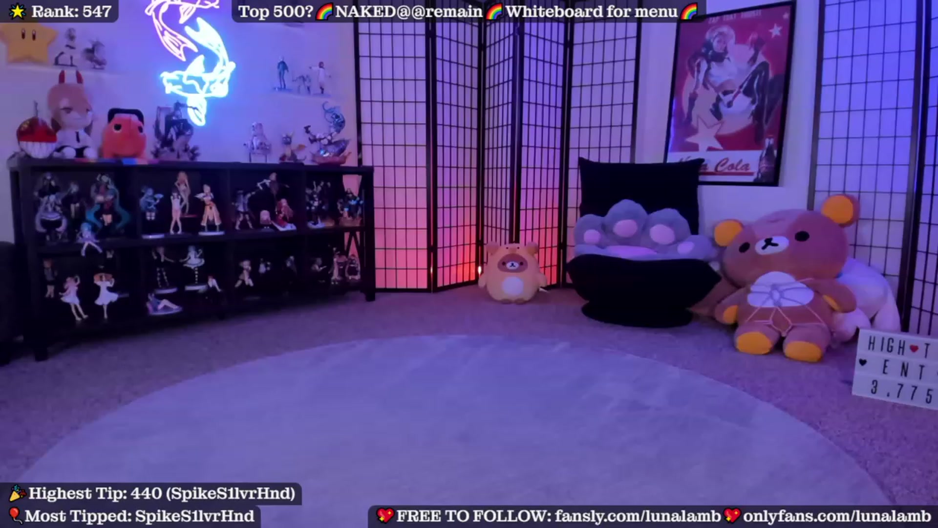 Gallery image thumbnail from LunaLamb's myfreecams stream on, 10/06/2023, 03:42 image 3 of 20