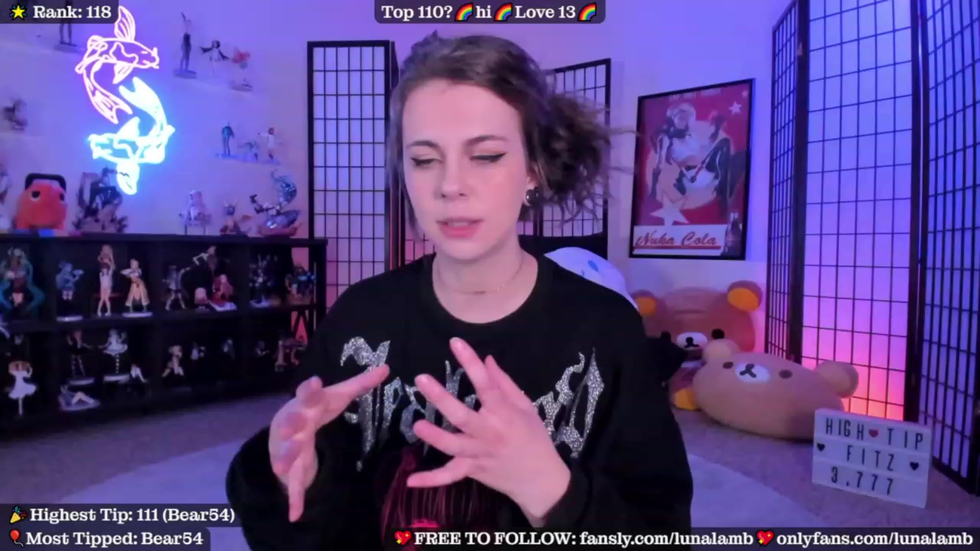Gallery image thumbnail from LunaLamb's myfreecams stream on, 10/15/2023, 02:54 image 5 of 20