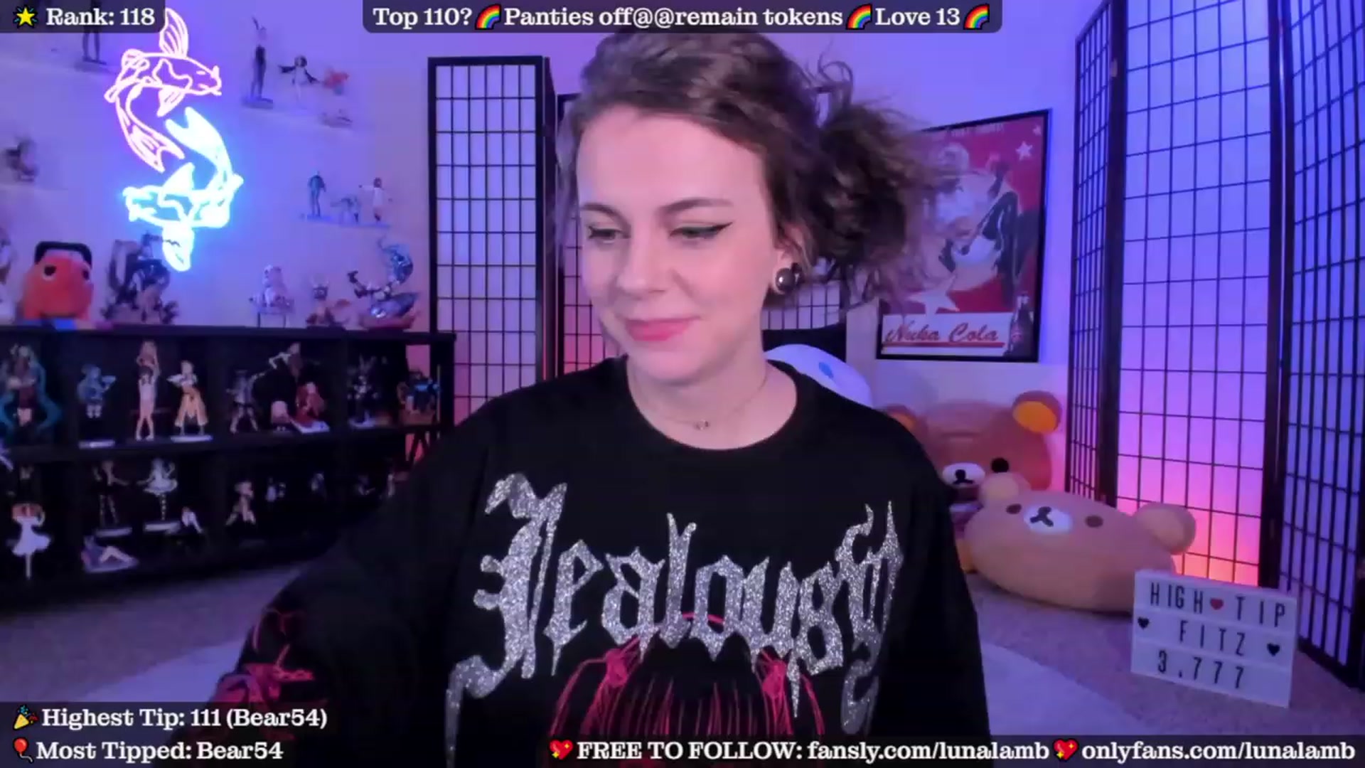 Gallery image thumbnail from LunaLamb's myfreecams stream on, 10/15/2023, 02:54 image 6 of 20