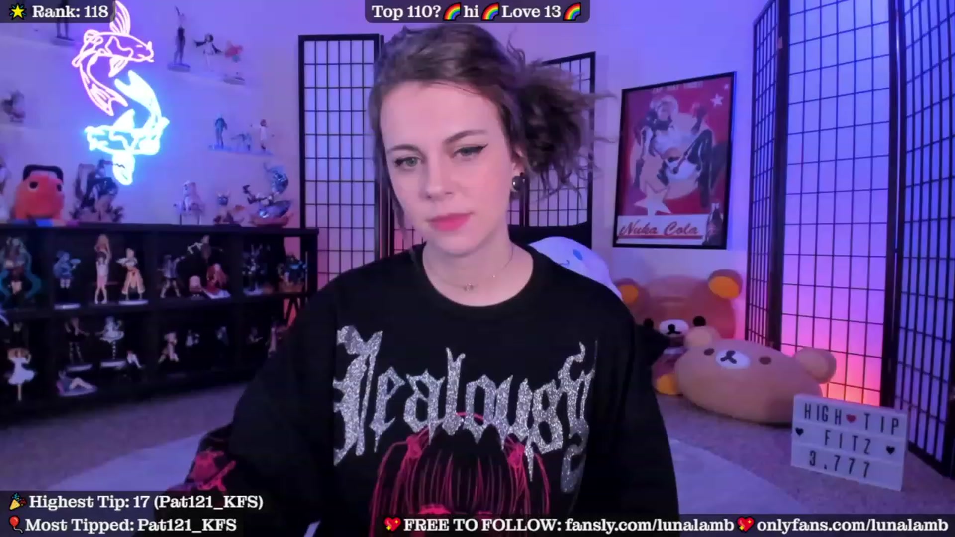 Gallery image thumbnail from LunaLamb's myfreecams stream on, 10/15/2023, 02:54 image 3 of 20