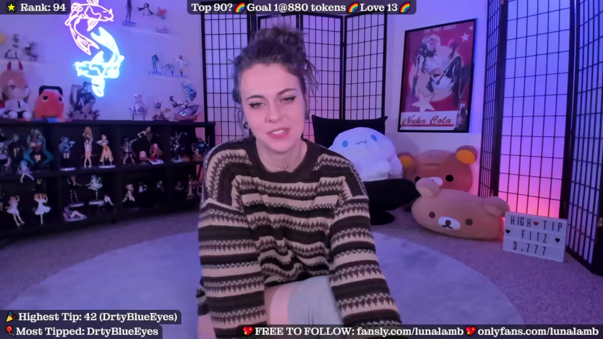 Gallery image thumbnail from LunaLamb's myfreecams stream on, 10/16/2023, 03:05 image 16 of 20