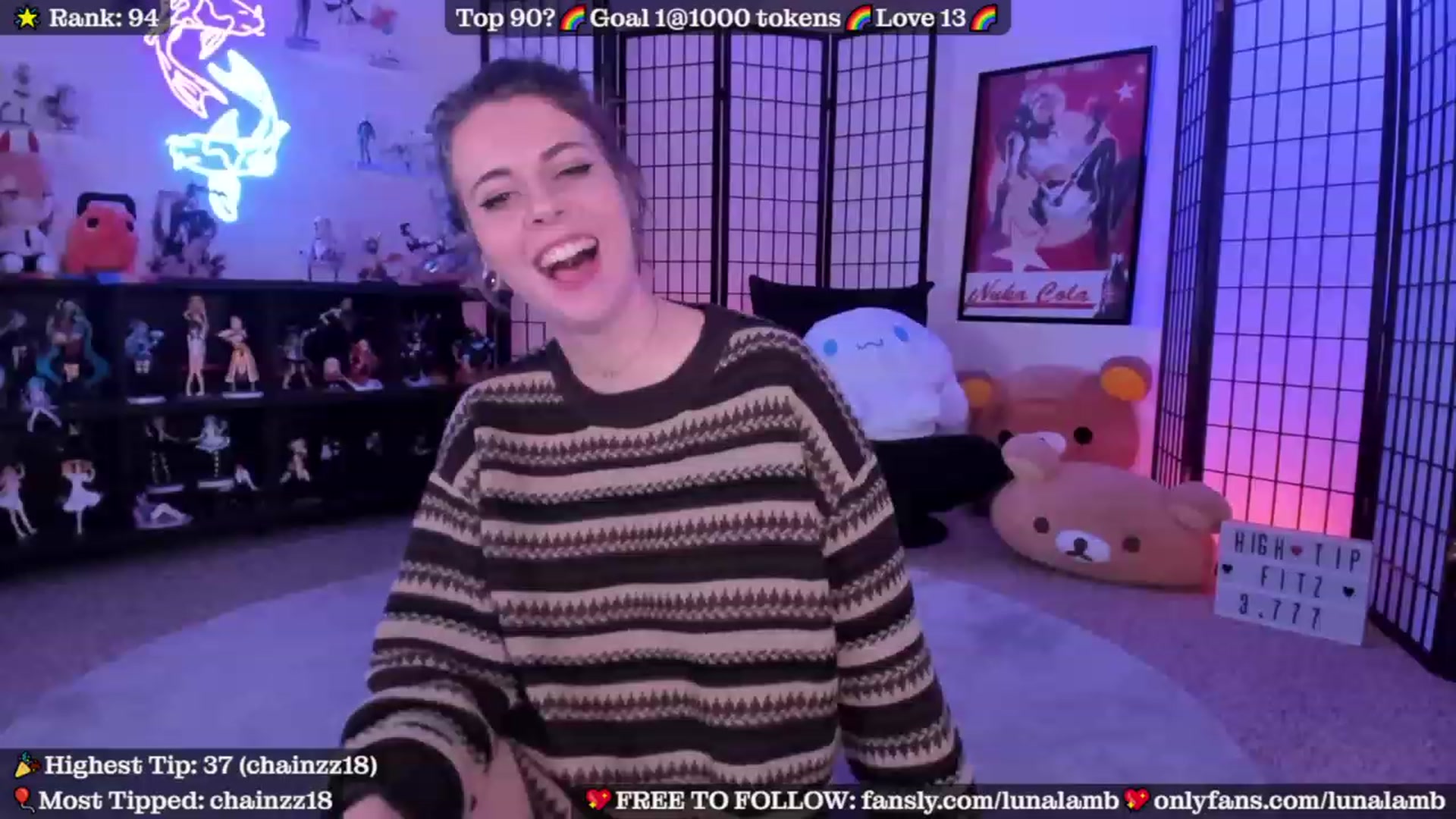 Gallery image thumbnail from LunaLamb's myfreecams stream on, 10/16/2023, 03:05 image 5 of 20