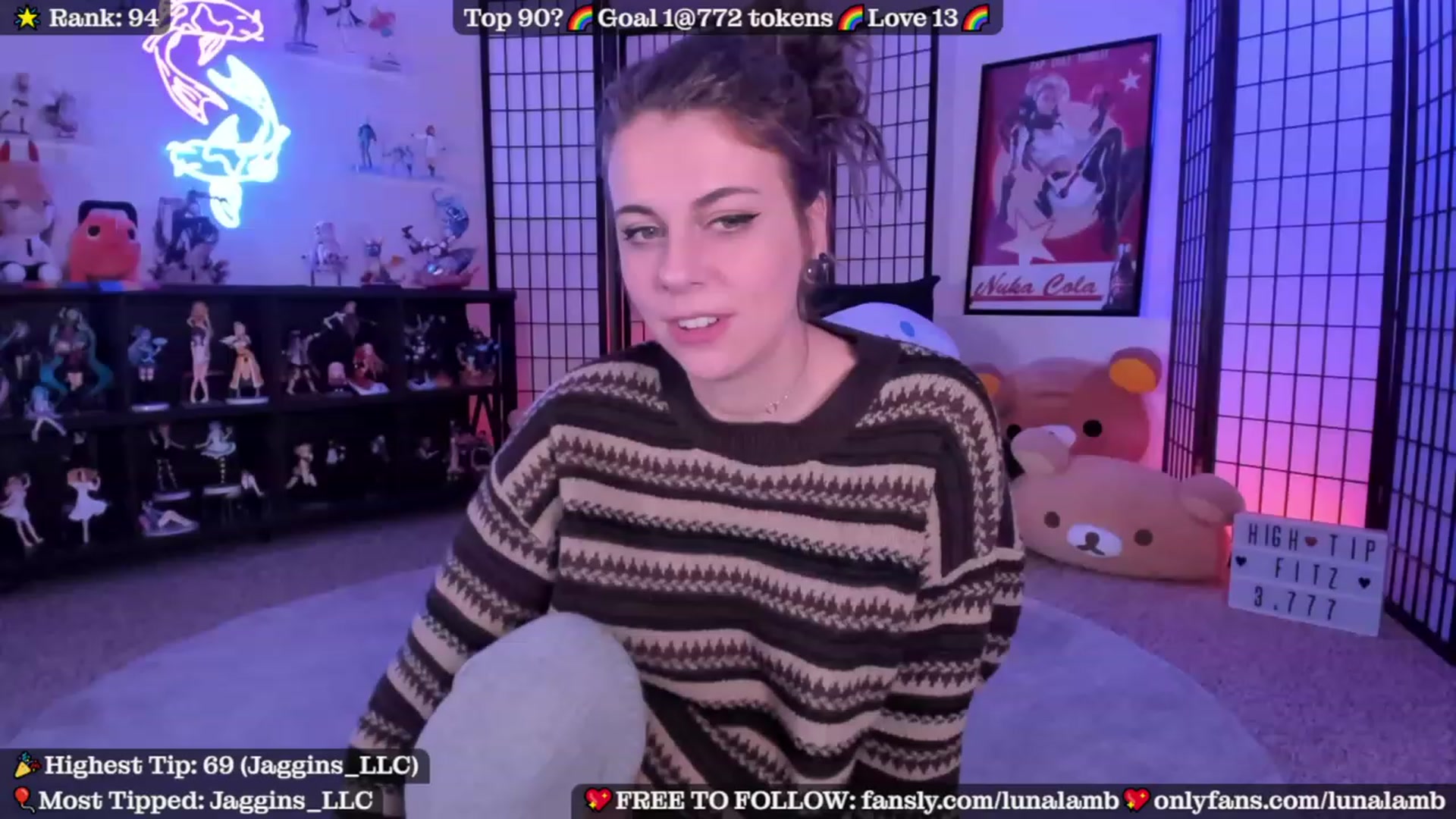 Gallery image thumbnail from LunaLamb's myfreecams stream on, 10/16/2023, 03:05 image 20 of 20