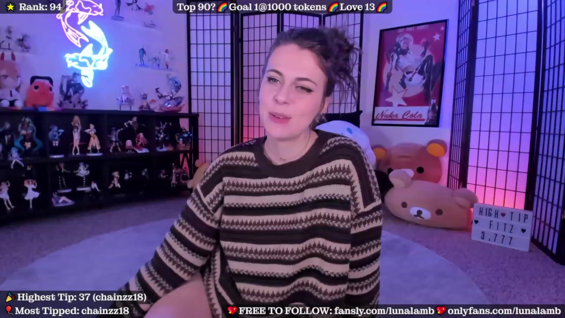 Gallery image thumbnail from LunaLamb's myfreecams stream on, 10/16/2023, 03:05 image 6 of 20