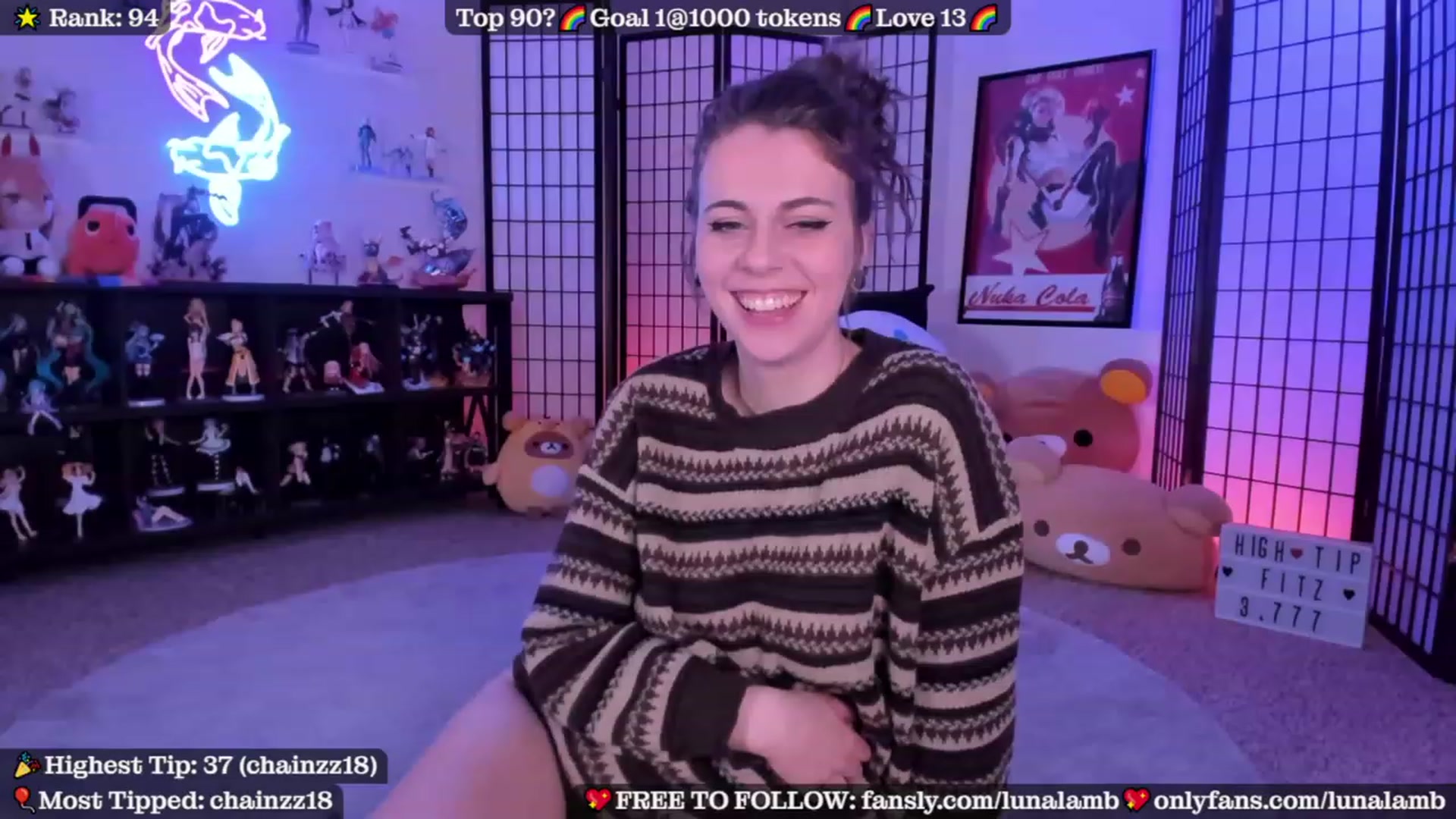 Gallery image thumbnail from LunaLamb's myfreecams stream on, 10/16/2023, 03:05 image 7 of 20