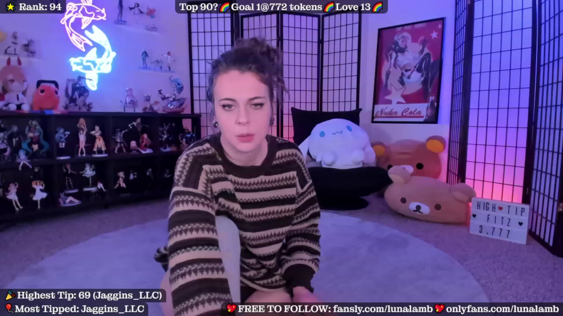 Gallery image thumbnail from LunaLamb's myfreecams stream on, 10/16/2023, 03:05 image 19 of 20