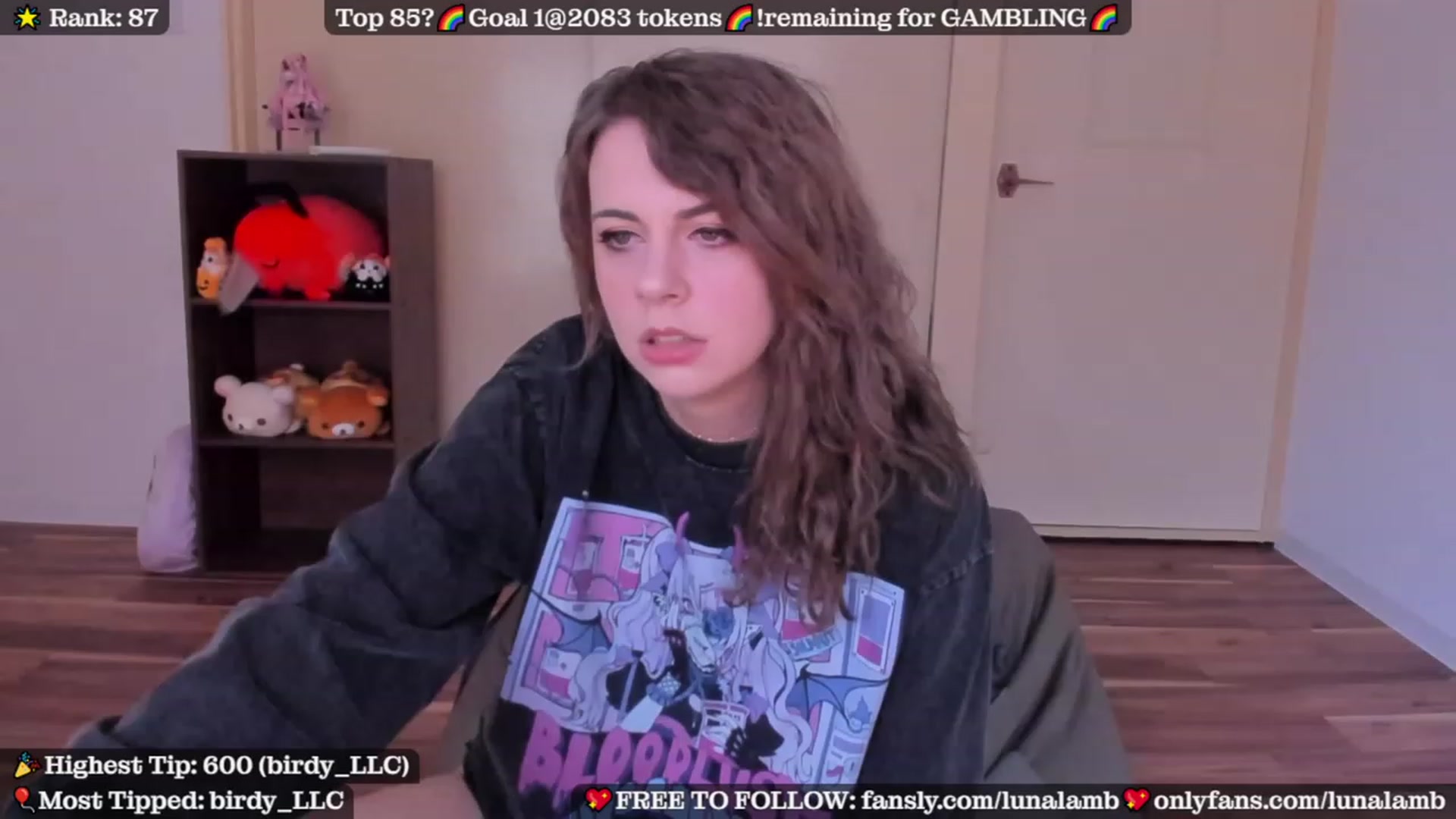 Gallery image thumbnail from LunaLamb's myfreecams stream on, 10/23/2023, 03:10 image 9 of 20