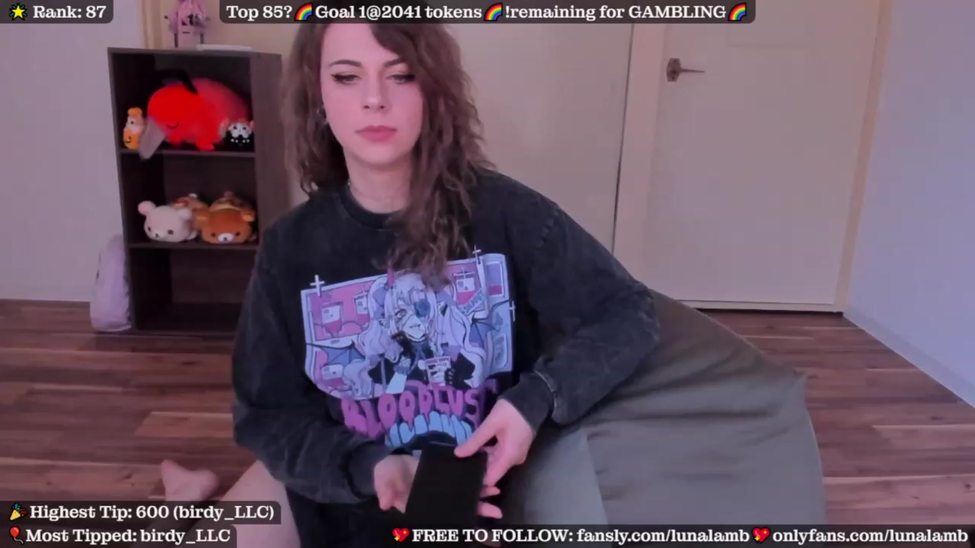Gallery image thumbnail from LunaLamb's myfreecams stream on, 10/23/2023, 03:10 image 12 of 20