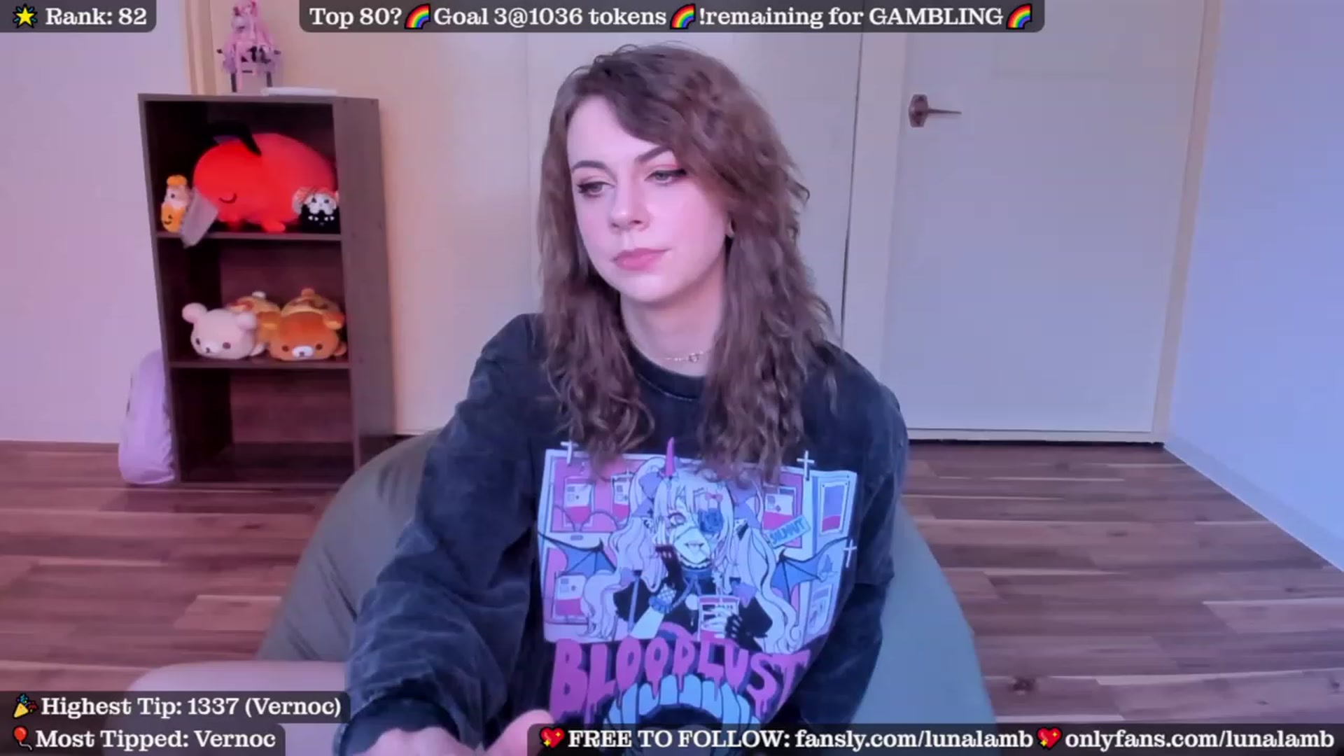 Gallery image thumbnail from LunaLamb's myfreecams stream on, 10/23/2023, 04:57 image 20 of 20