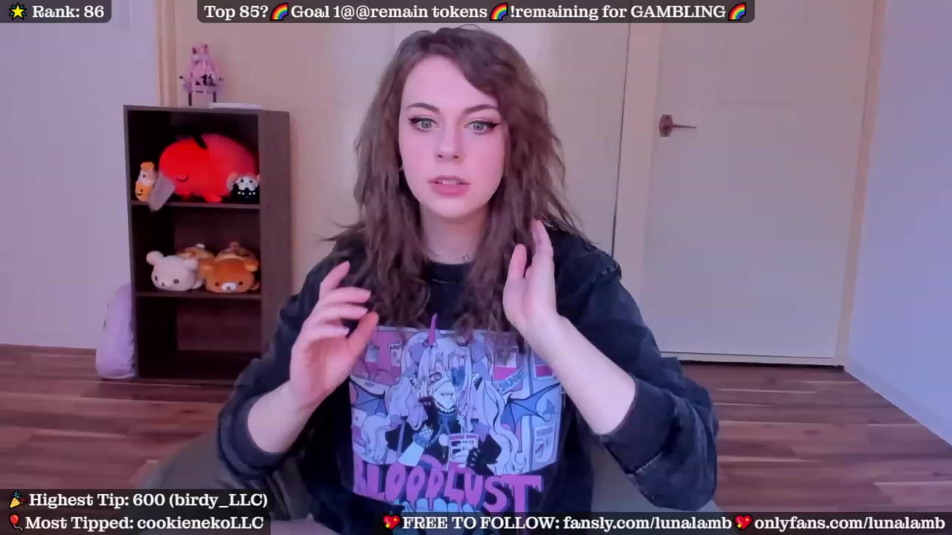 Gallery image thumbnail from LunaLamb's myfreecams stream on, 10/23/2023, 04:57 image 9 of 20