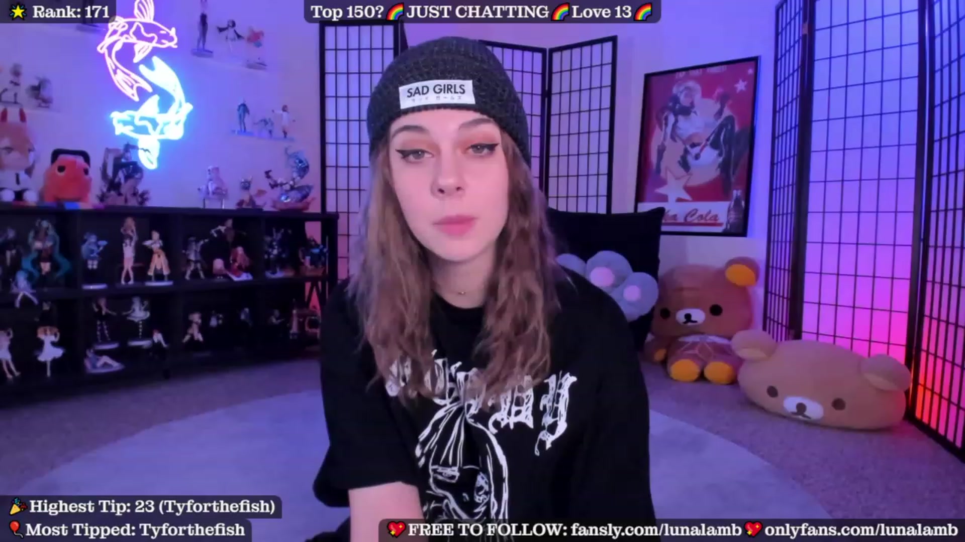 Gallery image thumbnail from LunaLamb's myfreecams stream on, 11/12/2023, 05:06 image 1 of 20