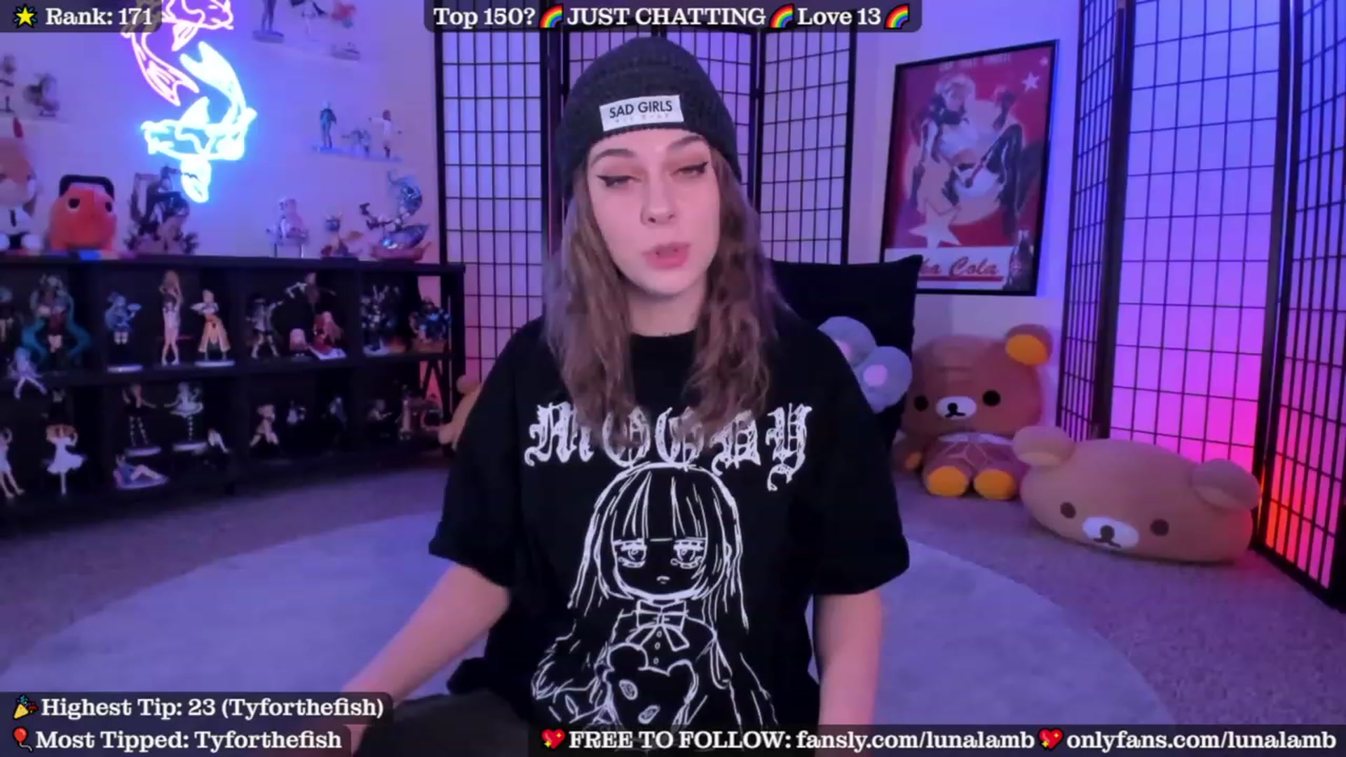 Gallery image thumbnail from LunaLamb's myfreecams stream on, 11/12/2023, 05:06 image 2 of 20