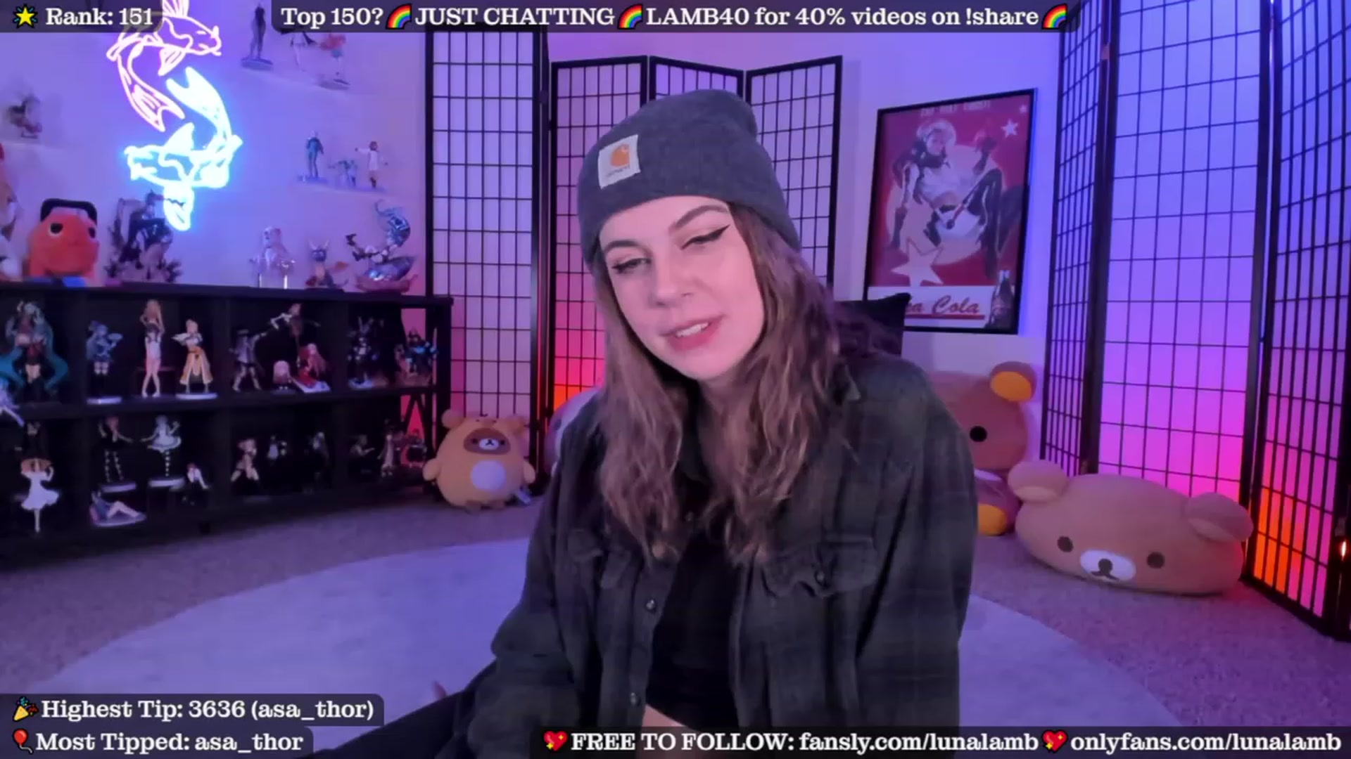 Gallery image thumbnail from LunaLamb's myfreecams stream on, 11/14/2023, 04:47 image 15 of 20