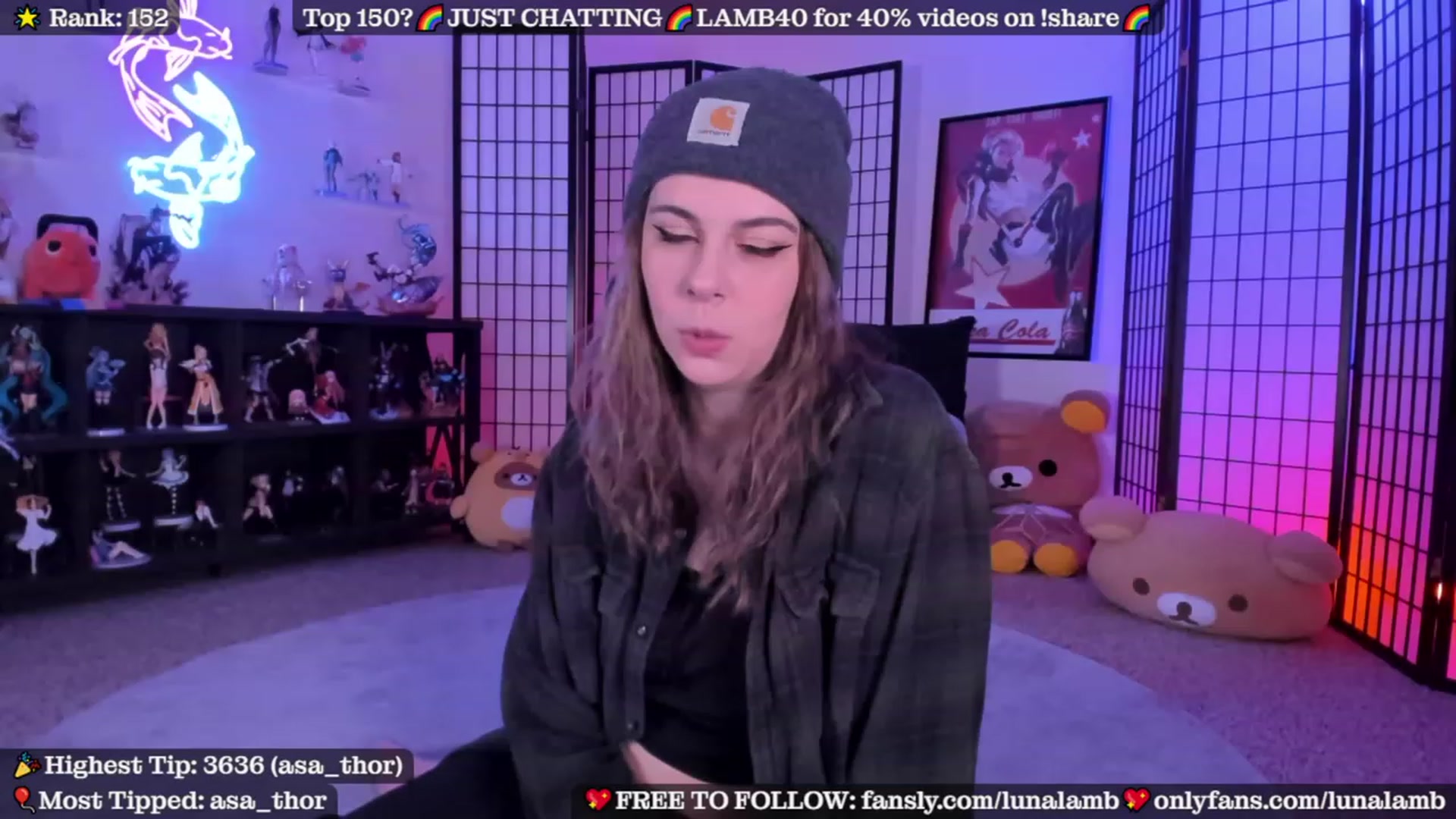 Gallery image thumbnail from LunaLamb's myfreecams stream on, 11/14/2023, 04:47 image 4 of 20