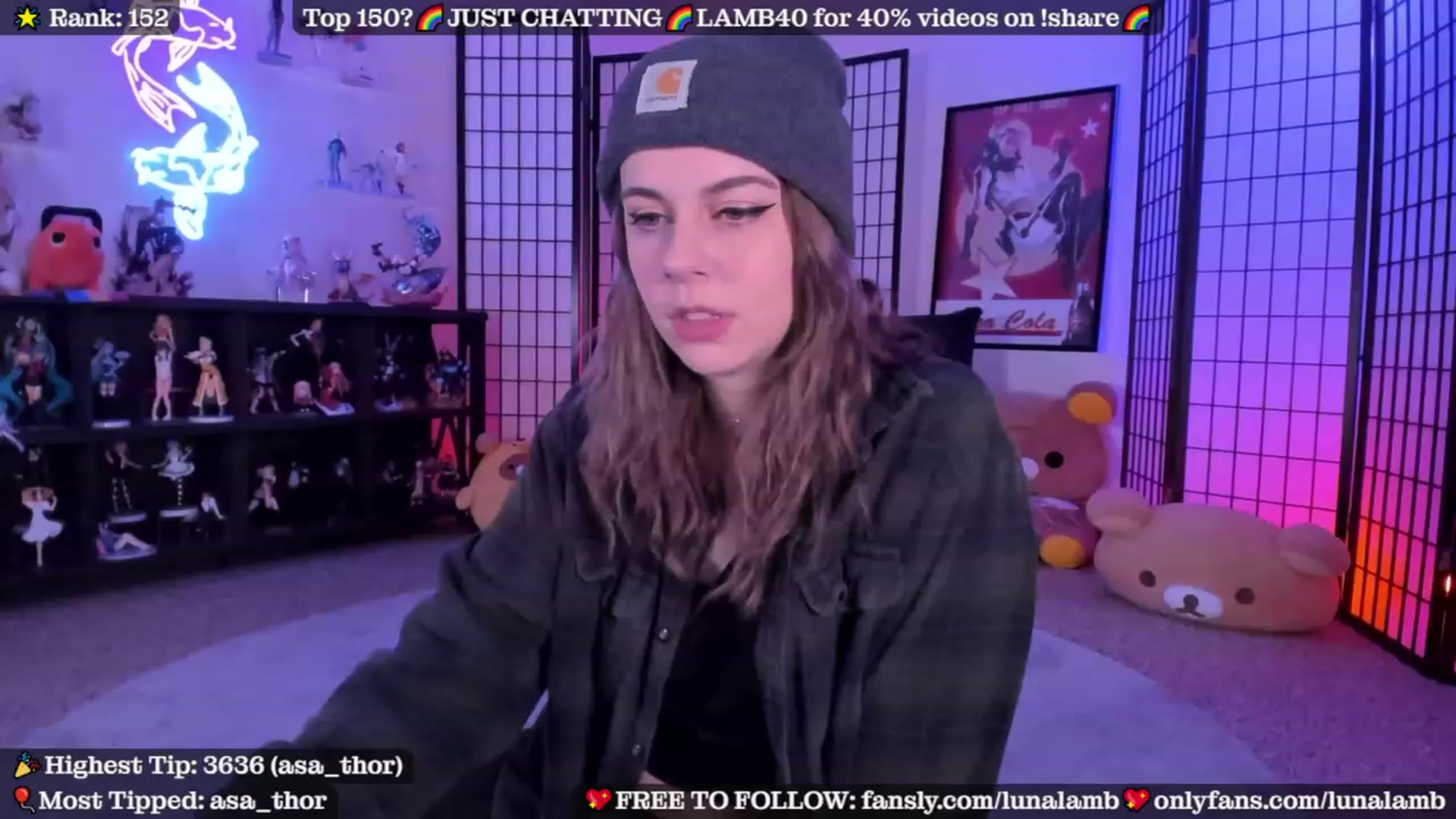 Gallery image thumbnail from LunaLamb's myfreecams stream on, 11/14/2023, 04:47 image 8 of 20