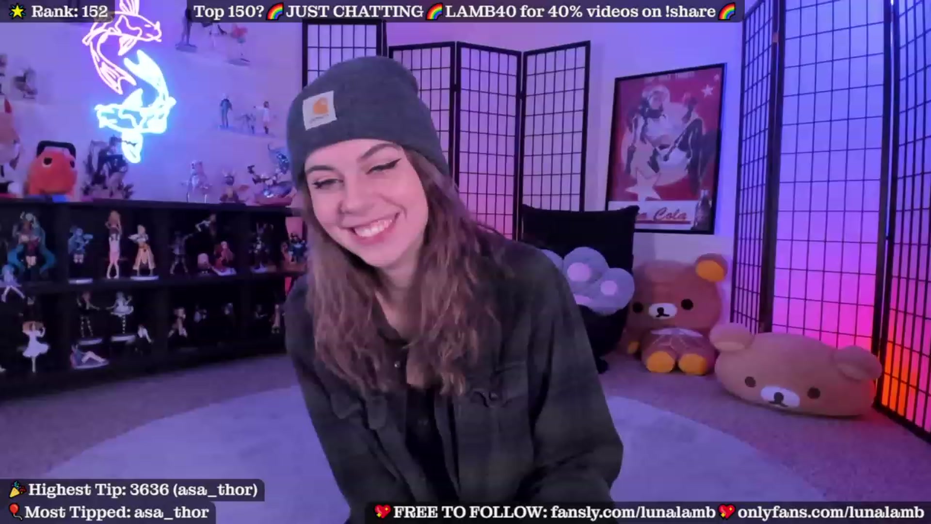 Gallery image thumbnail from LunaLamb's myfreecams stream on, 11/14/2023, 04:47 image 17 of 20