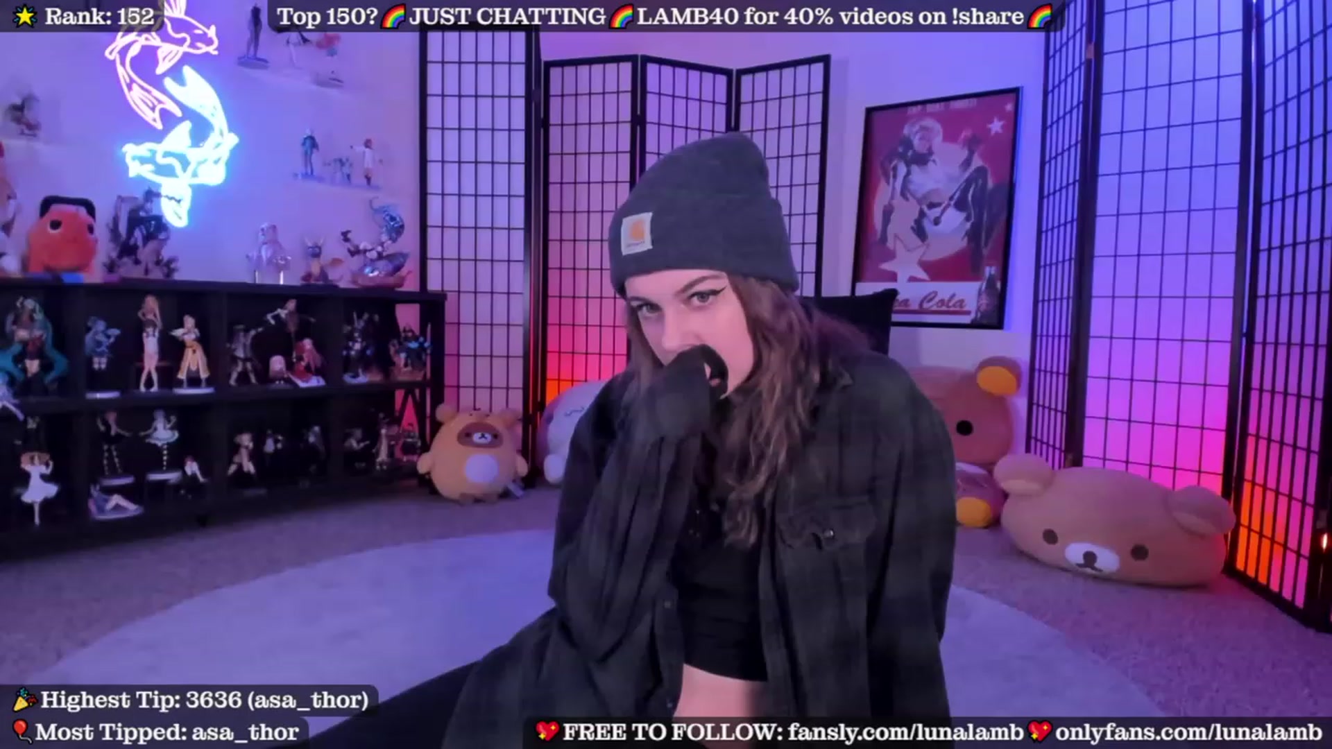 Gallery image thumbnail from LunaLamb's myfreecams stream on, 11/14/2023, 04:47 image 11 of 20