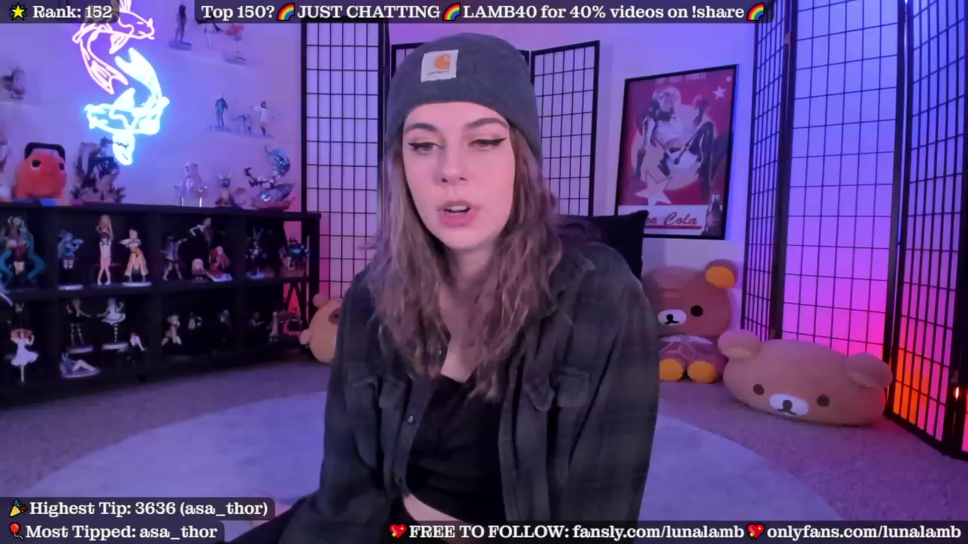 Gallery image thumbnail from LunaLamb's myfreecams stream on, 11/14/2023, 04:47 image 3 of 20