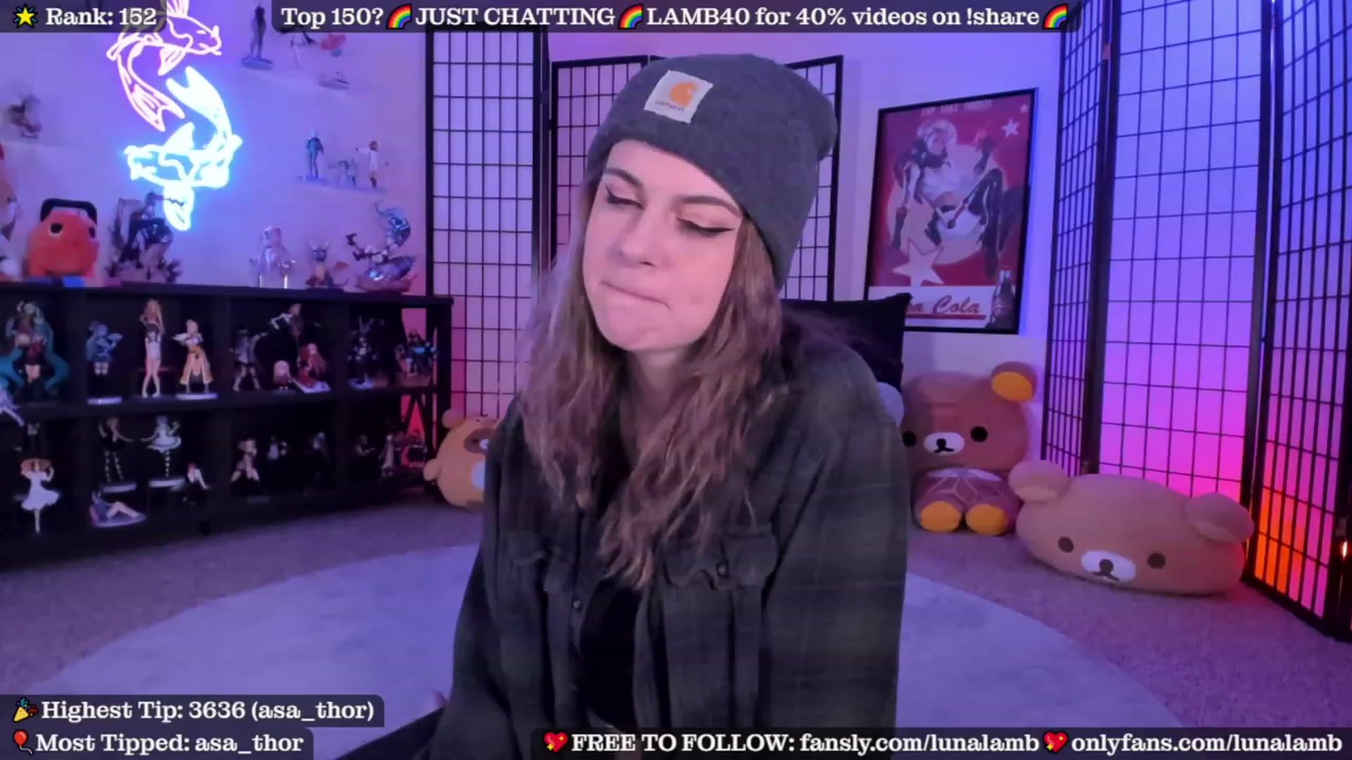 Gallery image thumbnail from LunaLamb's myfreecams stream on, 11/14/2023, 04:47 image 12 of 20