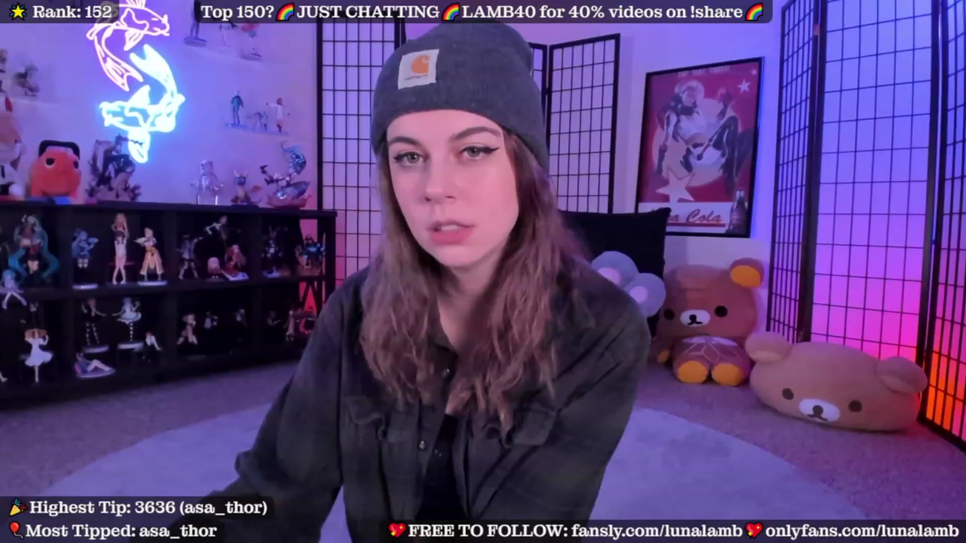 Gallery image thumbnail from LunaLamb's myfreecams stream on, 11/14/2023, 04:47 image 19 of 20