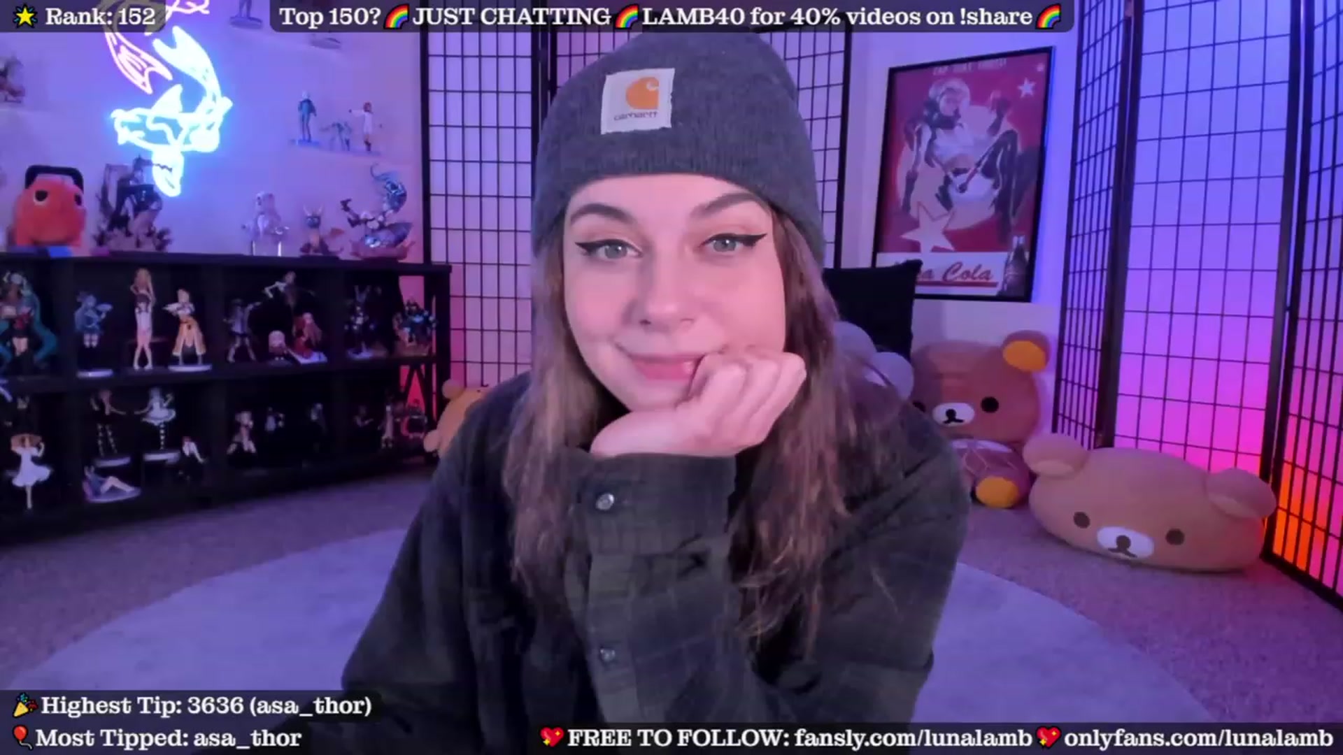 Gallery image thumbnail from LunaLamb's myfreecams stream on, 11/14/2023, 04:47 image 18 of 20
