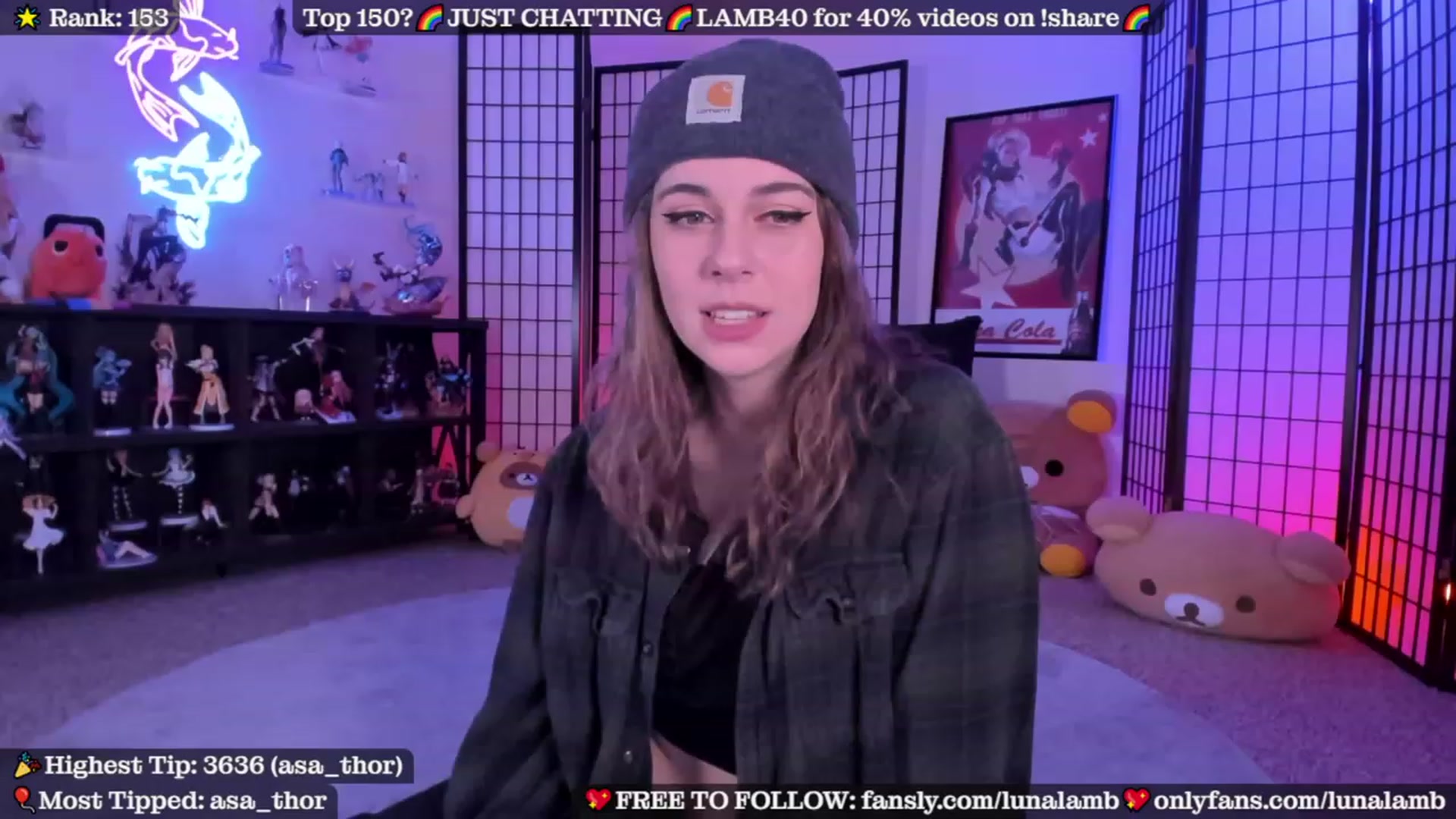 Gallery image thumbnail from LunaLamb's myfreecams stream on, 11/14/2023, 04:47 image 14 of 20