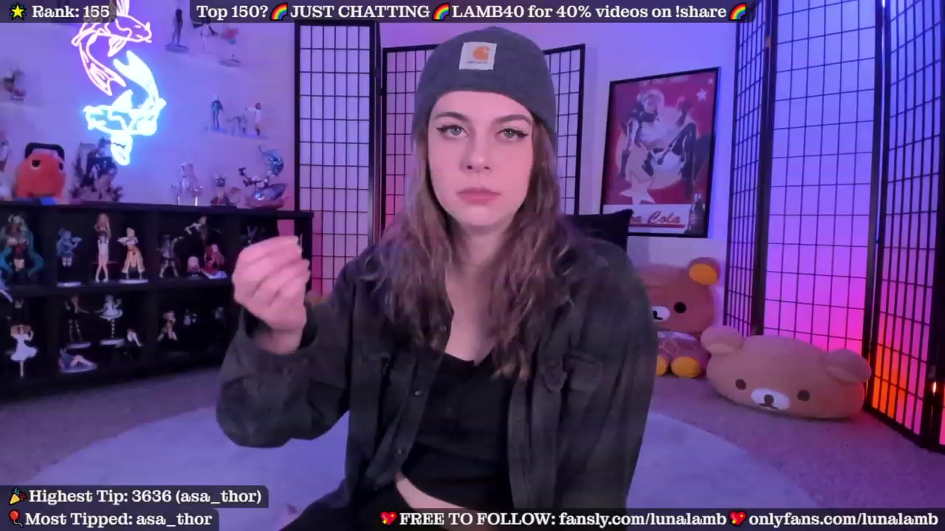 Gallery image thumbnail from LunaLamb's myfreecams stream on, 11/14/2023, 04:47 image 2 of 20