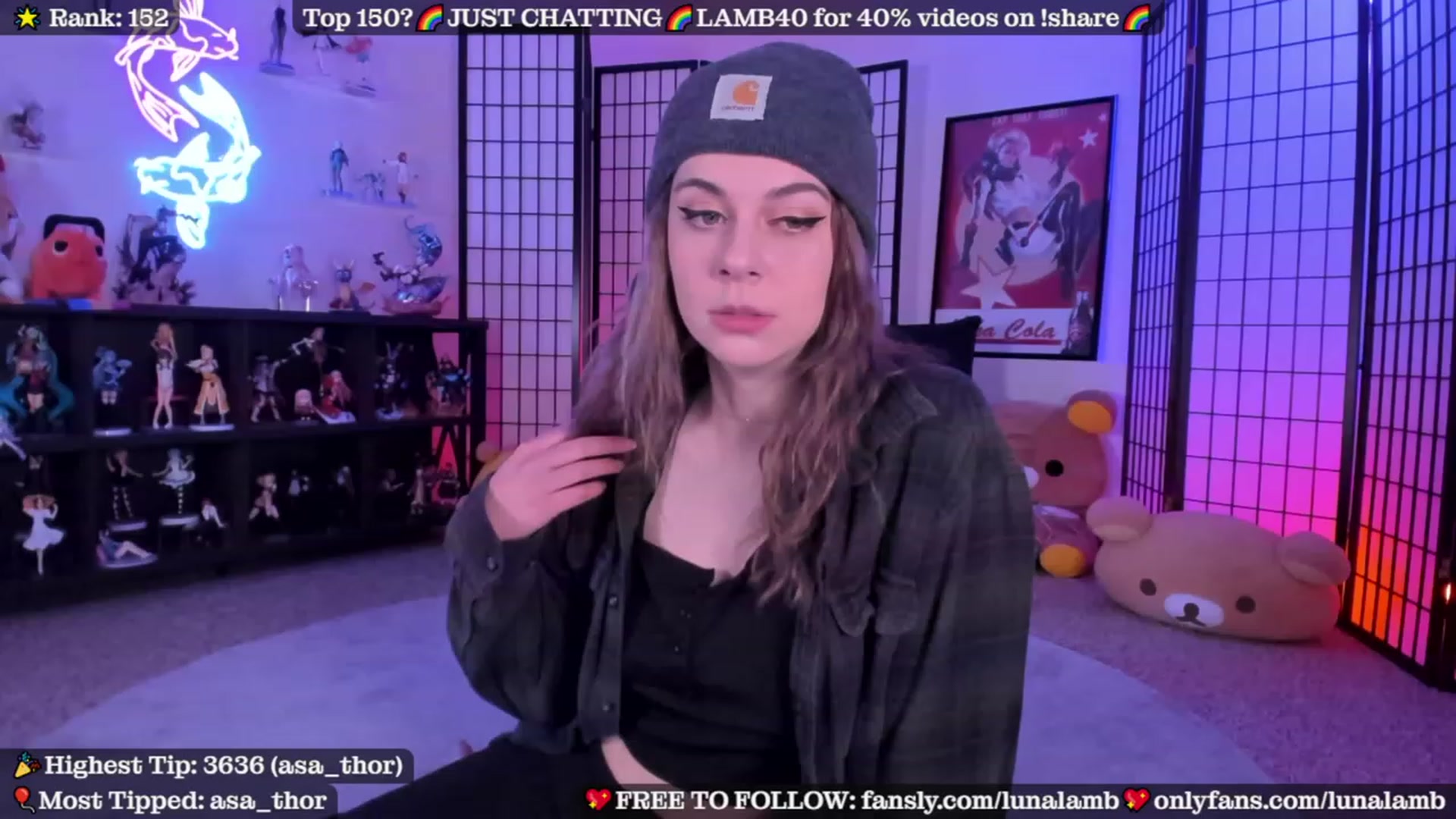 Gallery image thumbnail from LunaLamb's myfreecams stream on, 11/14/2023, 04:47 image 6 of 20