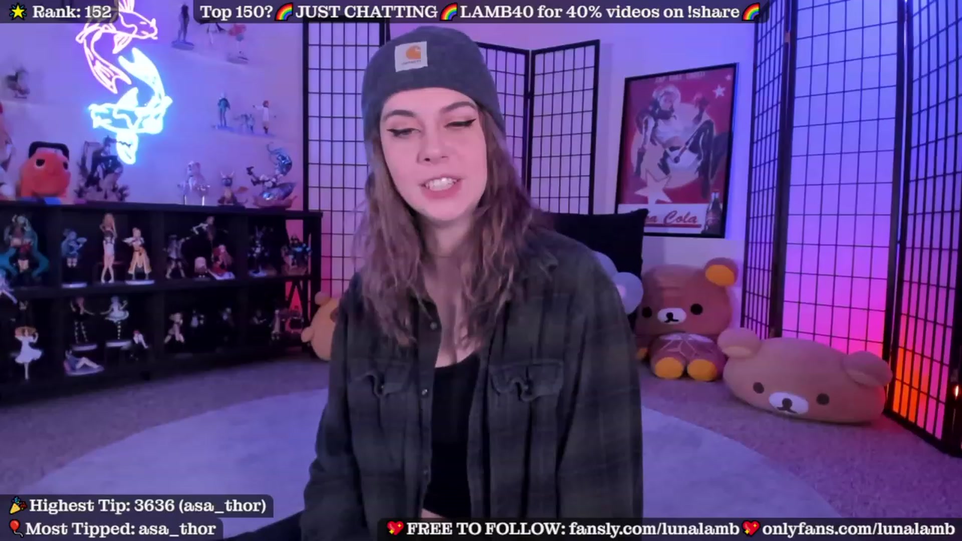 Gallery image thumbnail from LunaLamb's myfreecams stream on, 11/14/2023, 04:47 image 10 of 20