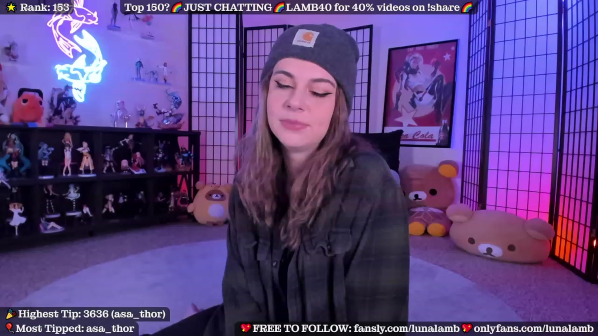 Gallery image thumbnail from LunaLamb's myfreecams stream on, 11/14/2023, 04:47 image 13 of 20
