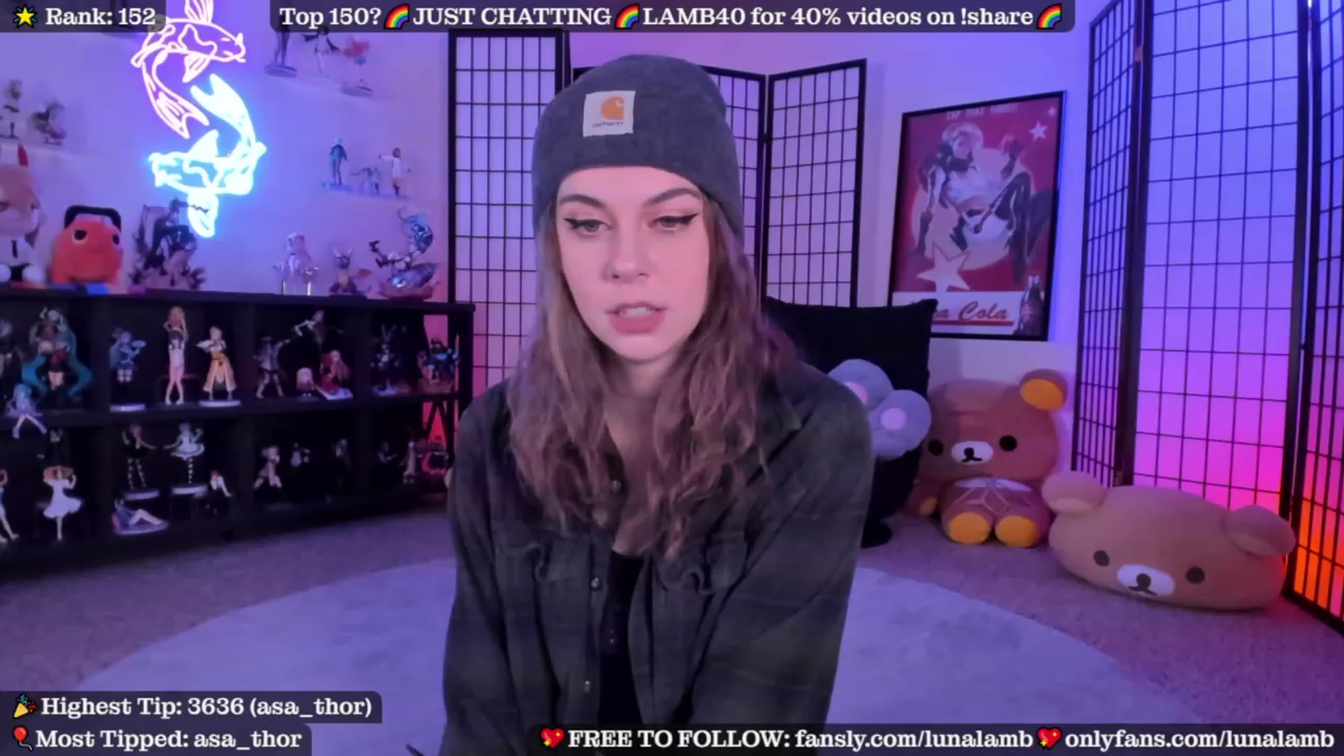 Gallery image thumbnail from LunaLamb's myfreecams stream on, 11/14/2023, 04:47 image 20 of 20