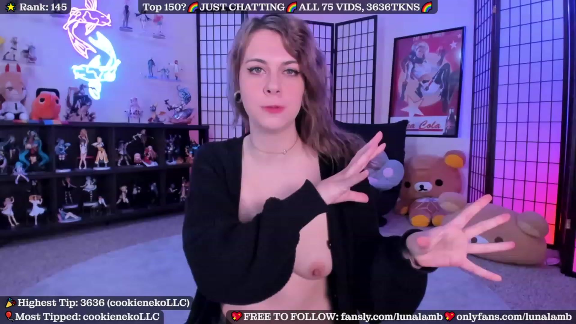 Gallery image thumbnail from LunaLamb's myfreecams stream on, 11/19/2023, 05:34 image 9 of 20
