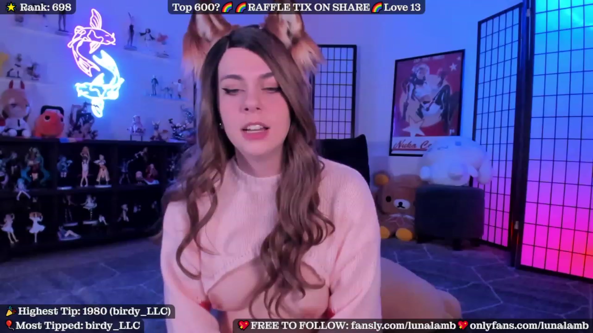 Gallery image thumbnail from LunaLamb's myfreecams stream on, 02/13/2024, 04:59 image 20 of 20