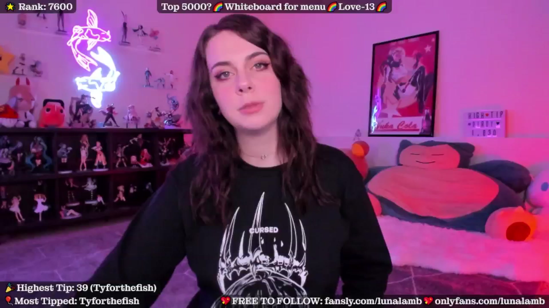 Gallery image thumbnail from LunaLamb's myfreecams stream on, 06/05/2024, 03:55 image 1 of 20