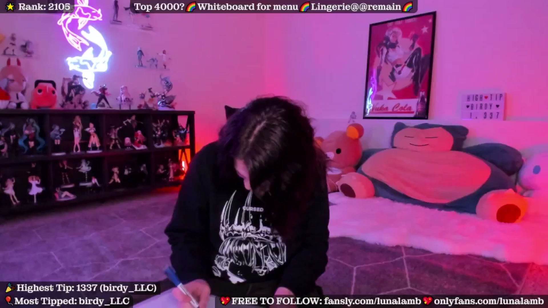Gallery image thumbnail from LunaLamb's myfreecams stream on, 06/05/2024, 03:55 image 7 of 20