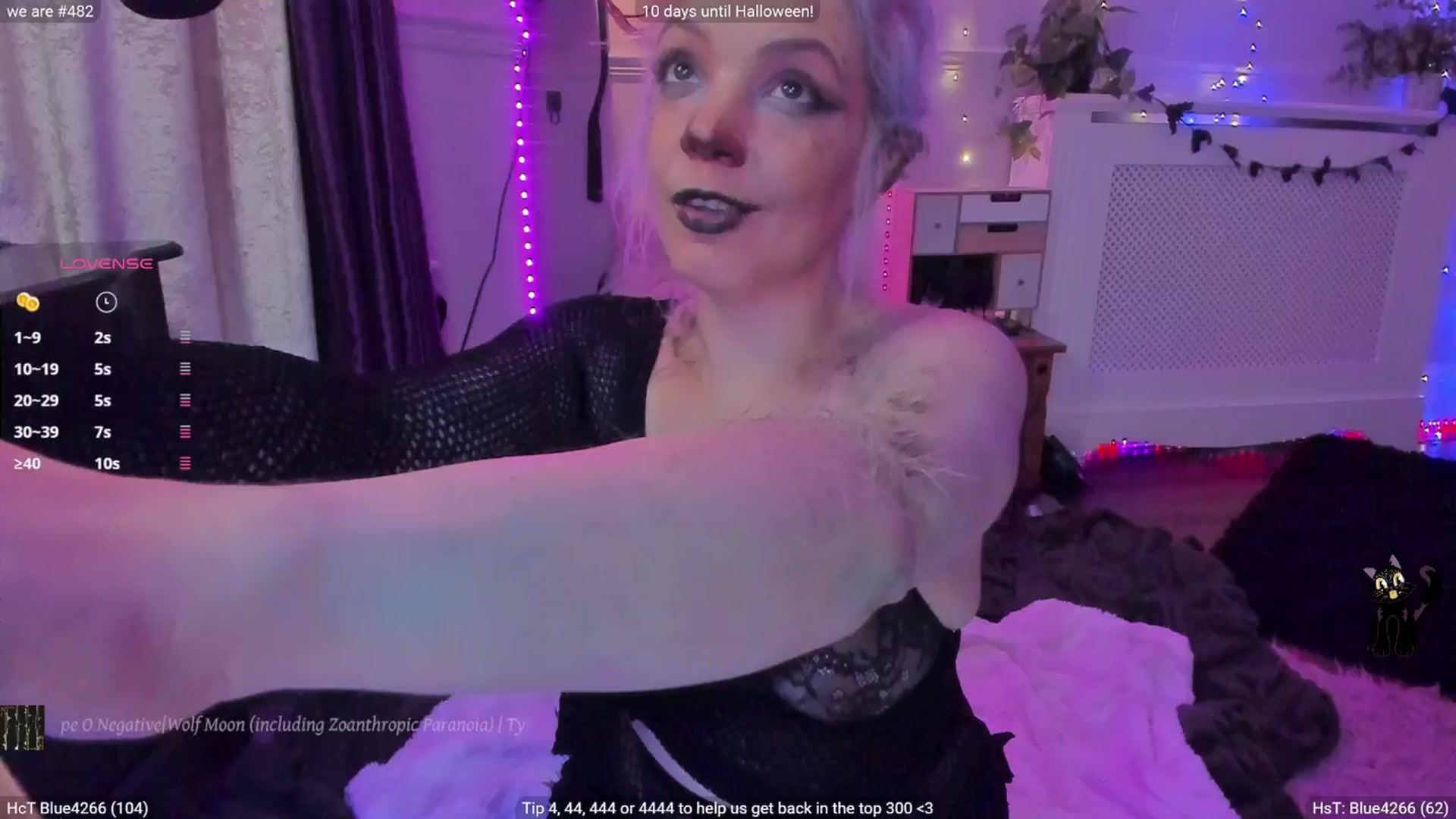 Gallery image thumbnail from LunaWolfie's myfreecams stream on, 10/22/2025, 24:53 image 4 of 20