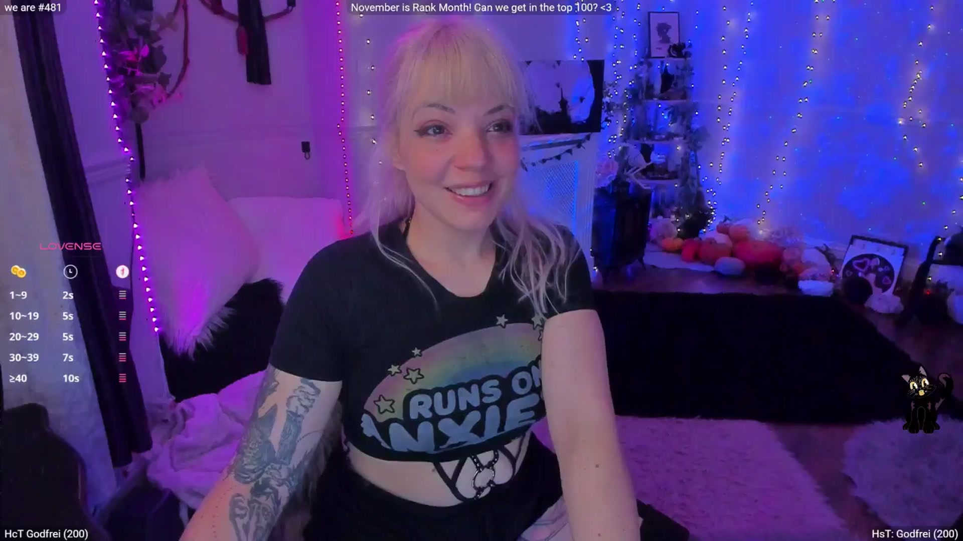 Gallery image thumbnail from LunaWolfie's myfreecams stream on, 11/27/2025, 19:17 image 1 of 20