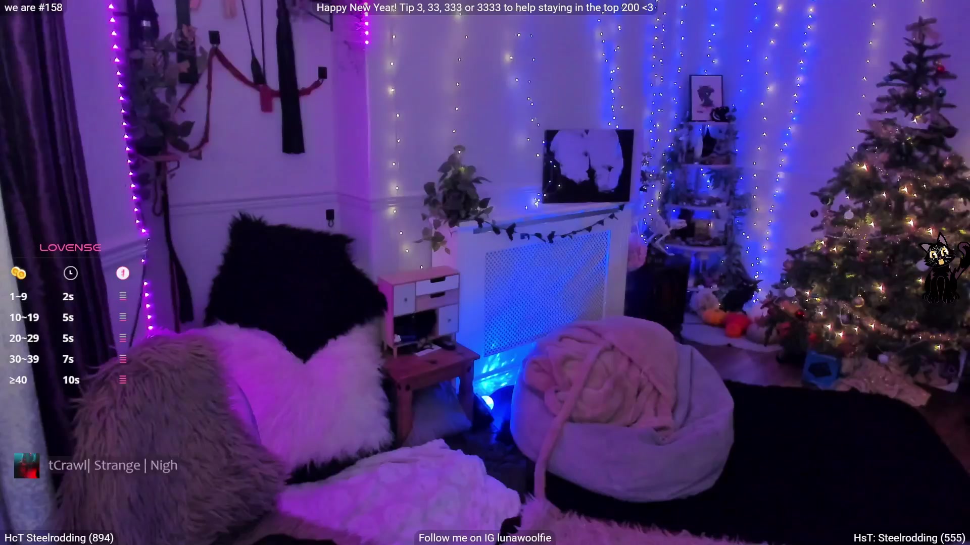 Gallery image thumbnail from LunaWolfie's myfreecams stream on, 01/03/2026, 19:20 image 19 of 20