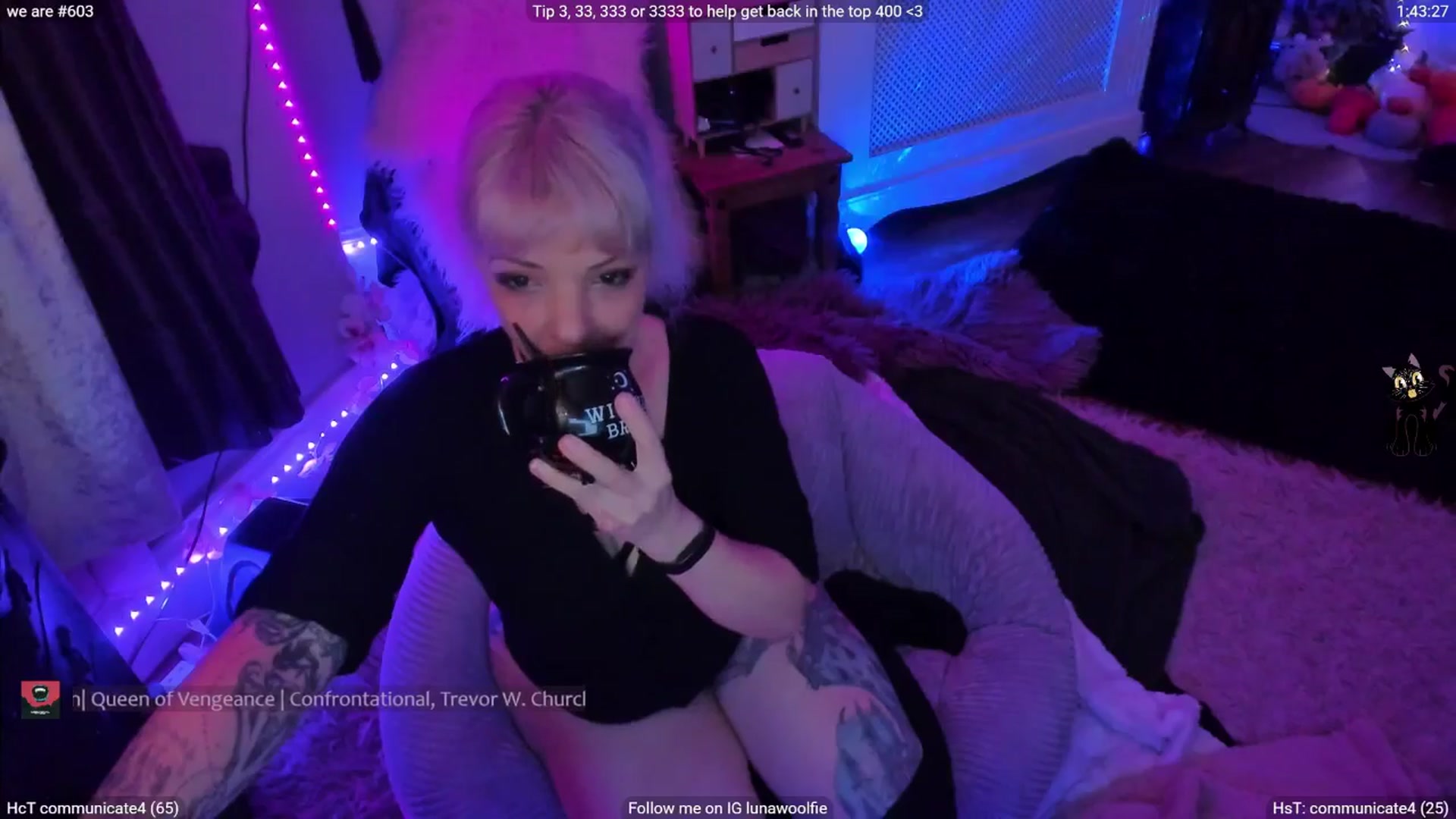 Gallery image thumbnail from LunaWolfie's myfreecams stream on, 01/16/2026, 19:55 image 4 of 20