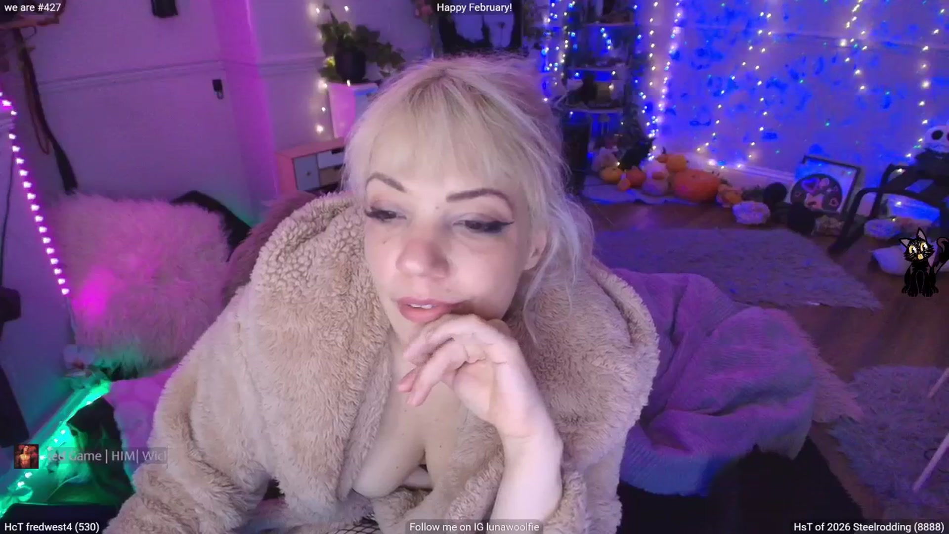 Gallery image thumbnail from LunaWolfie's myfreecams stream on, 02/10/2026, 19:24 image 14 of 20