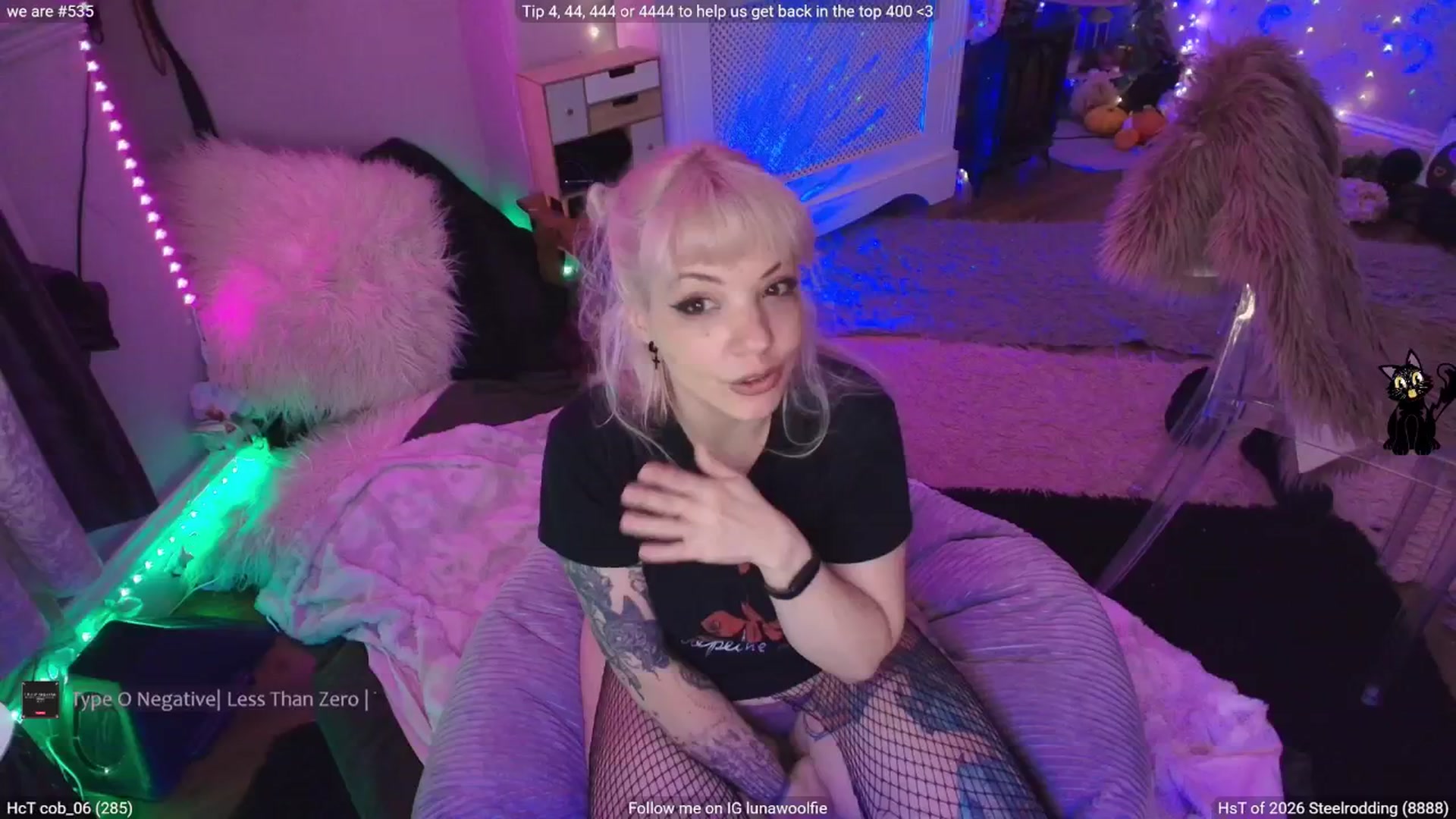 Gallery image thumbnail from LunaWolfie's myfreecams stream on, 02/12/2026, 19:31 image 1 of 20