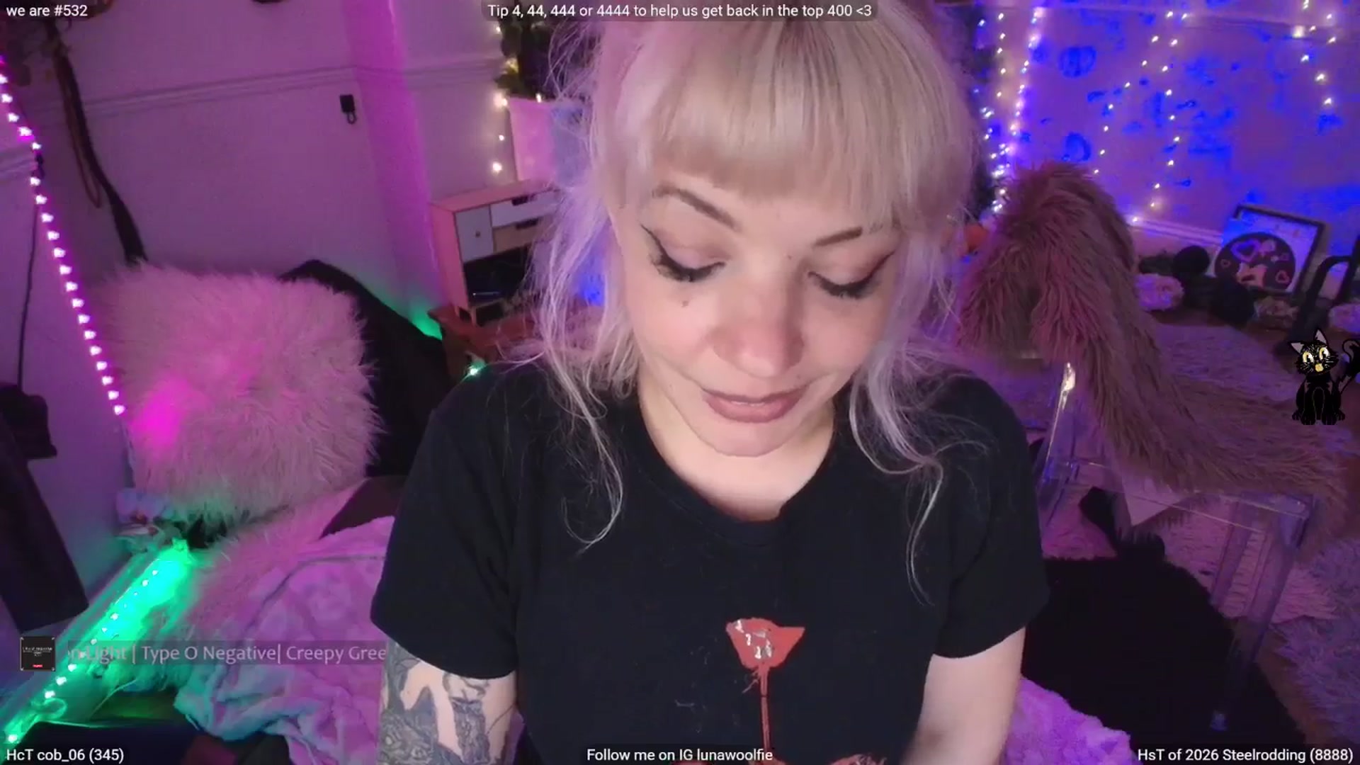 Gallery image thumbnail from LunaWolfie's myfreecams stream on, 02/12/2026, 19:31 image 5 of 20